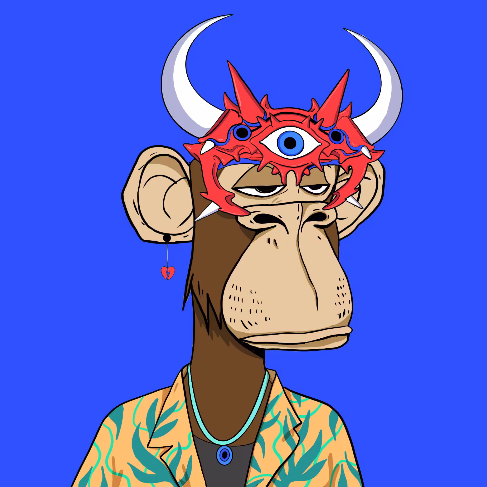 Blue Bad Kid Bored Ape