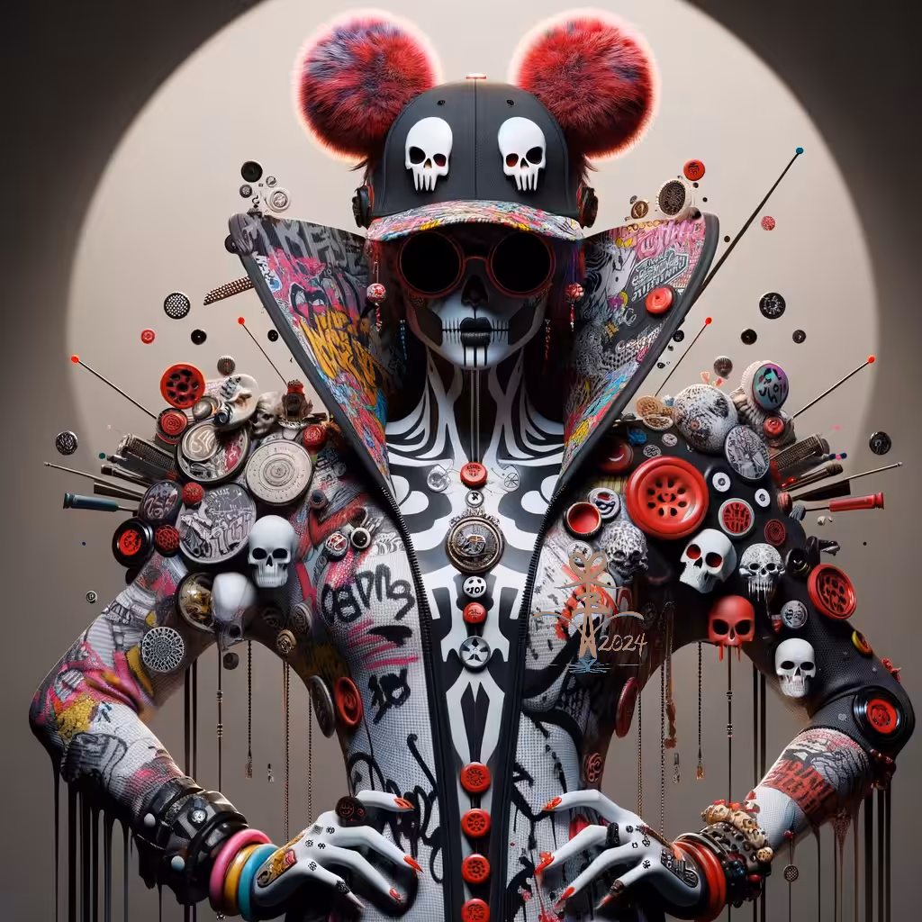 Rodeo posts: Buttons and Bones: Punk Glam Couture