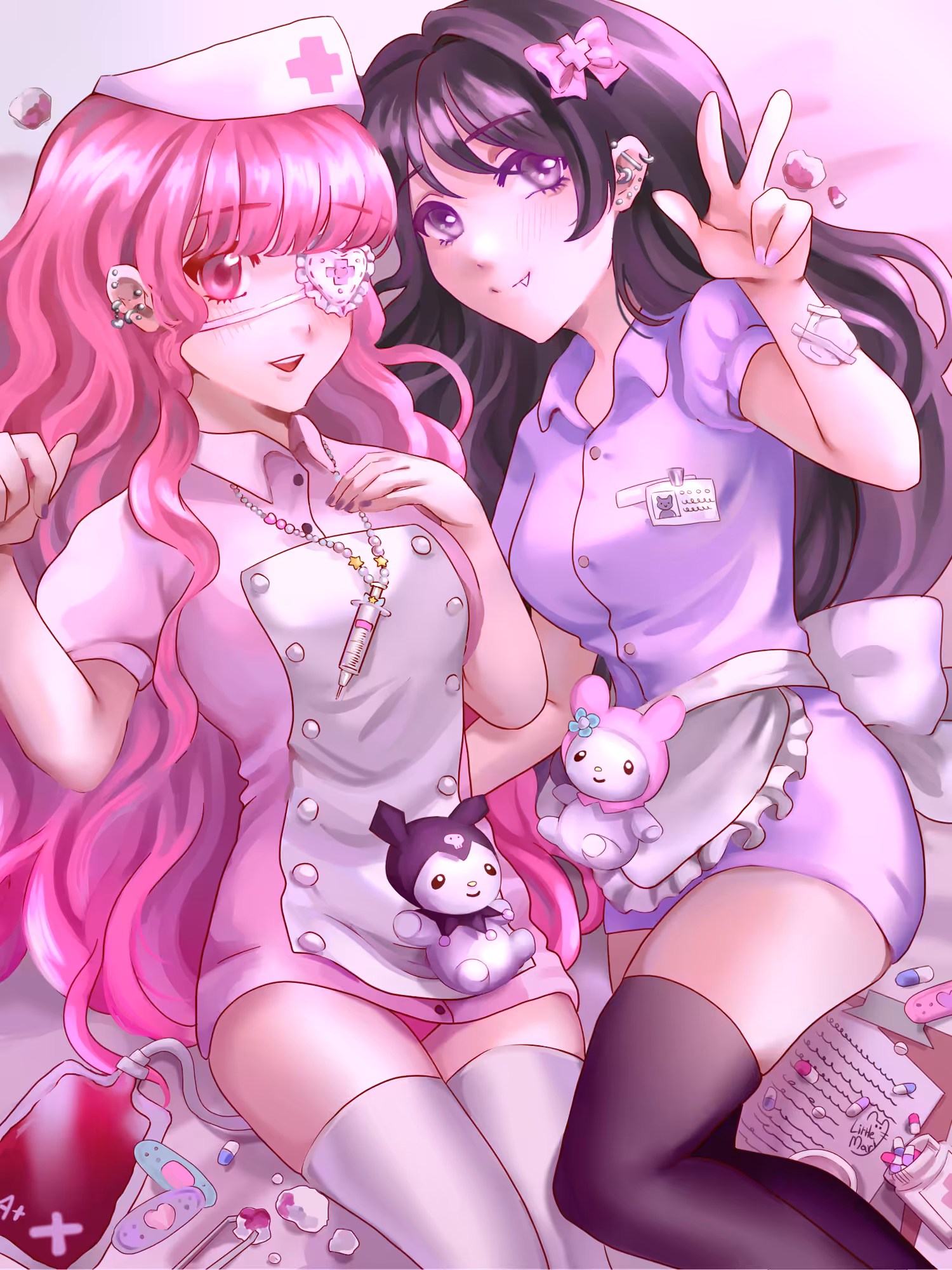 PINK and DARK