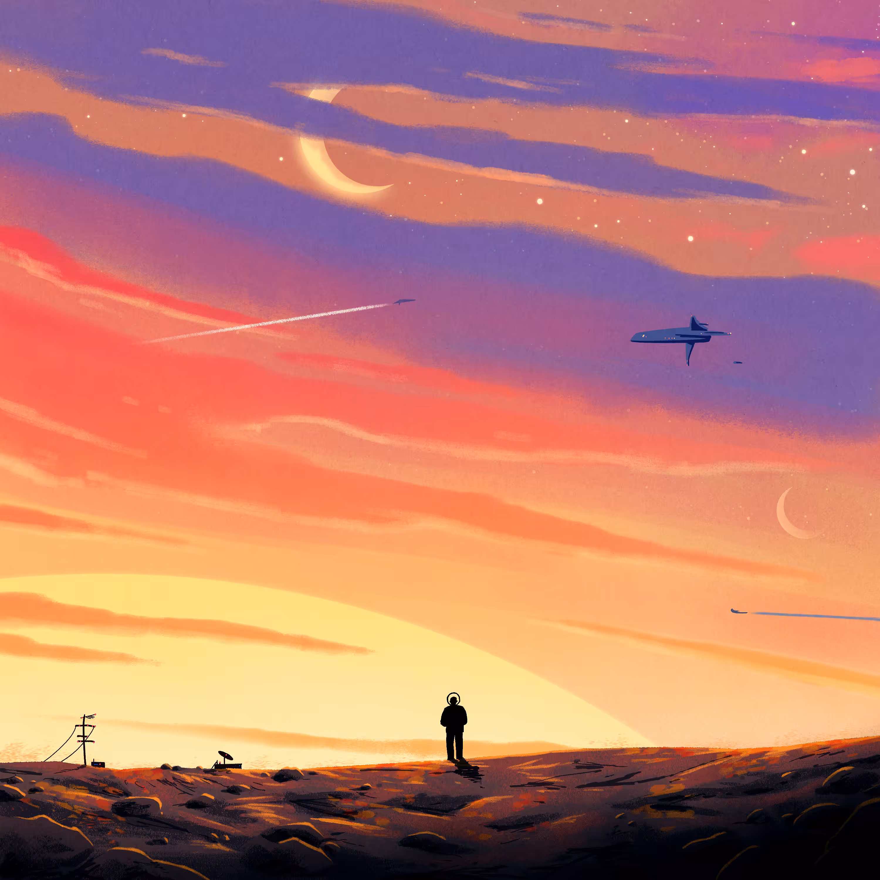 Sunsets in Space 1
