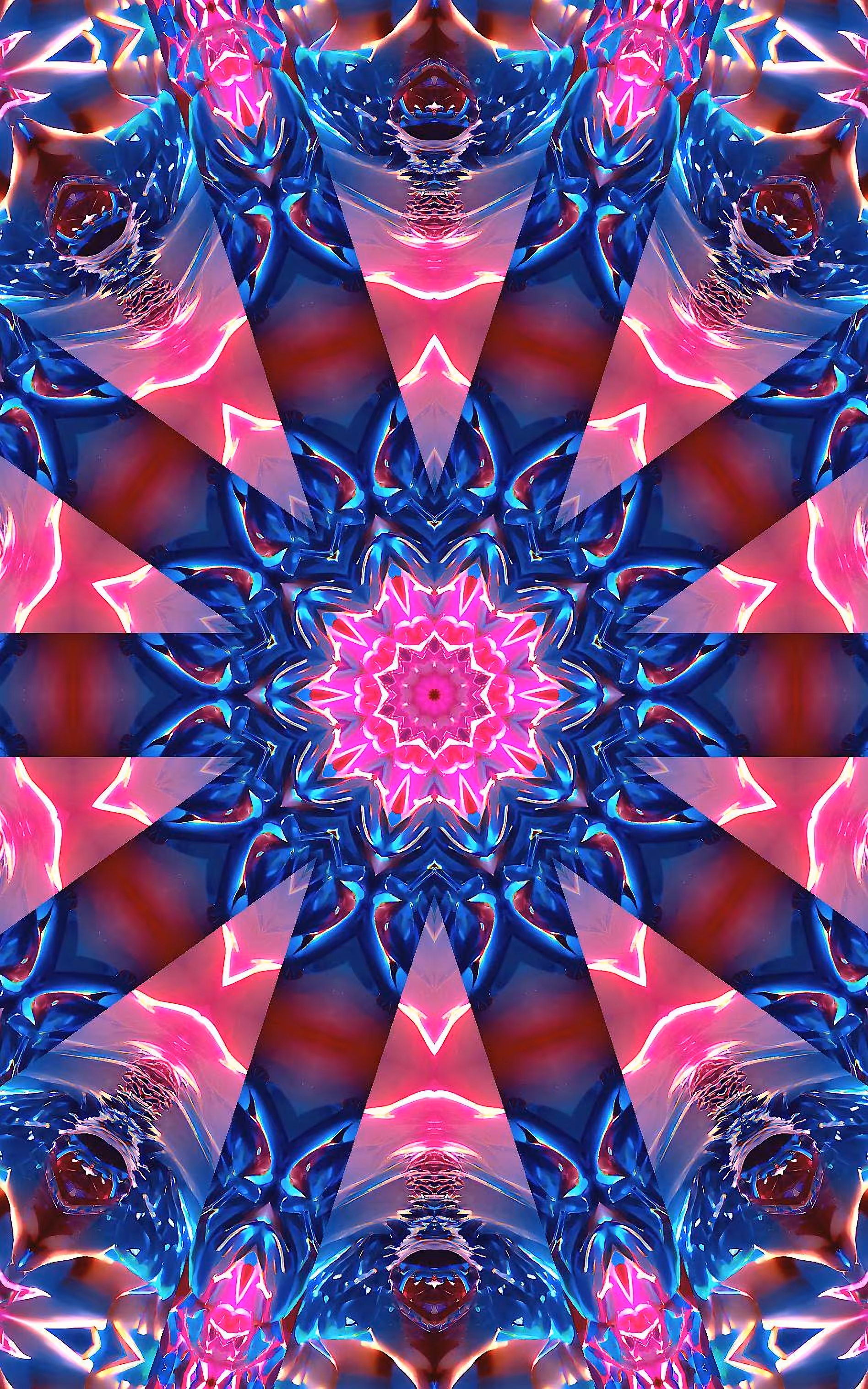 AI Kaleidoscopes - Electric Lotus