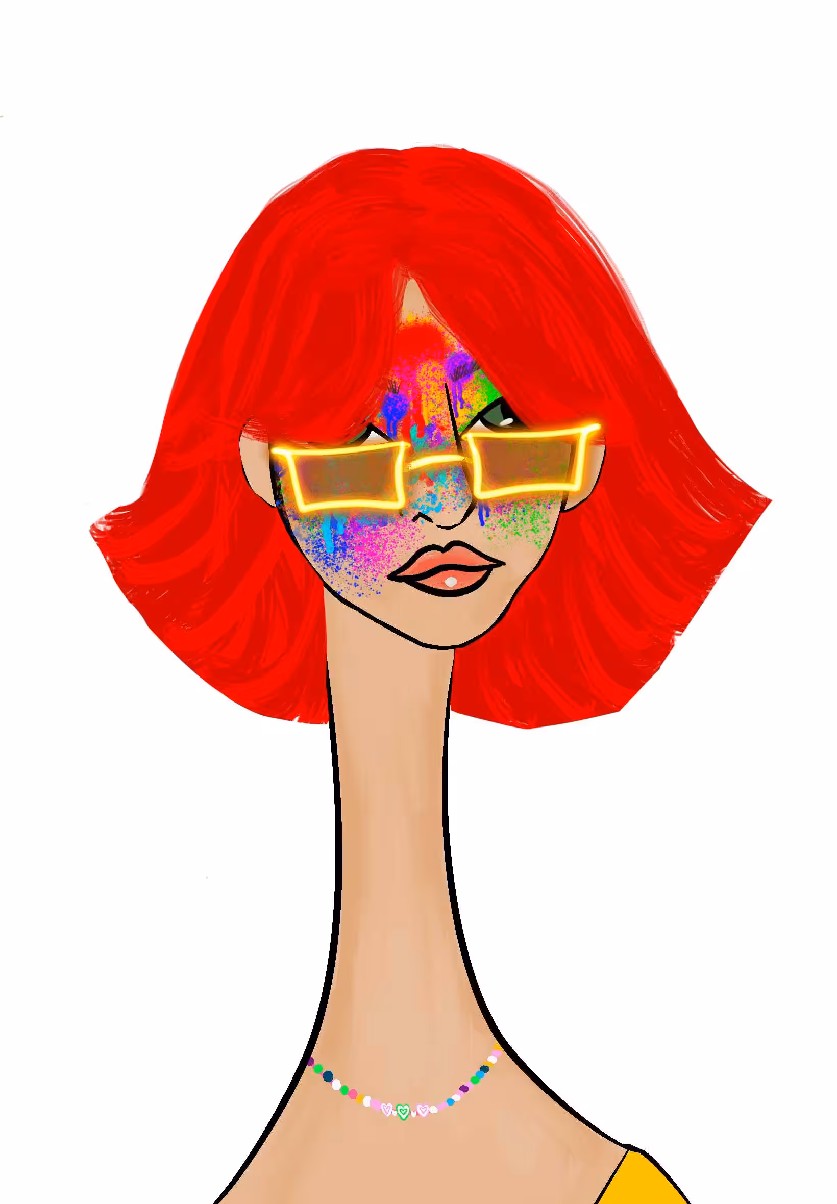 Long Neckie Ladies: Long Neckie Lady #3004