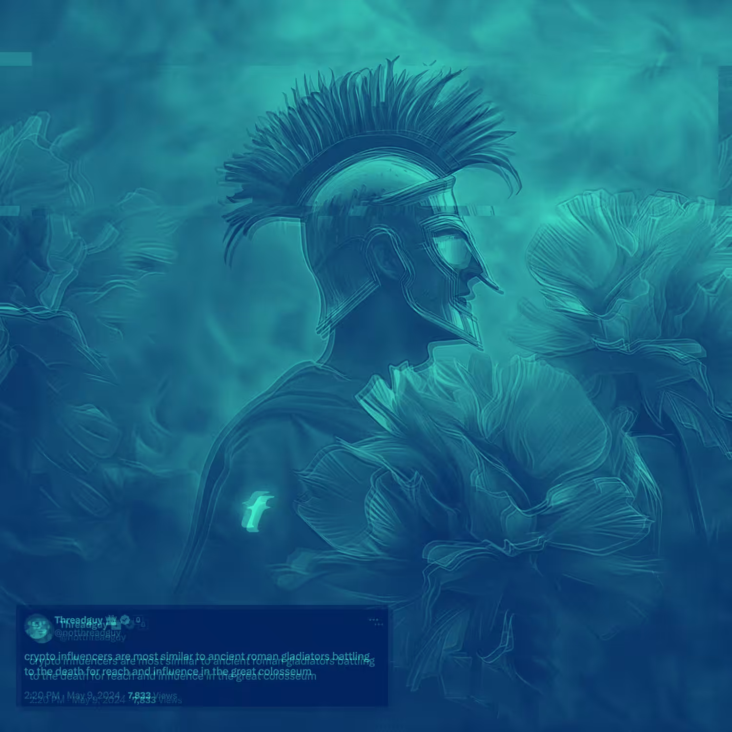 TOKENIZED GARBAGE: FANTASY TOP GLADIATORS (LIFECYCLE OF FLOWERS IN GANS & MJ6 HONORARIES— THREADGUY)