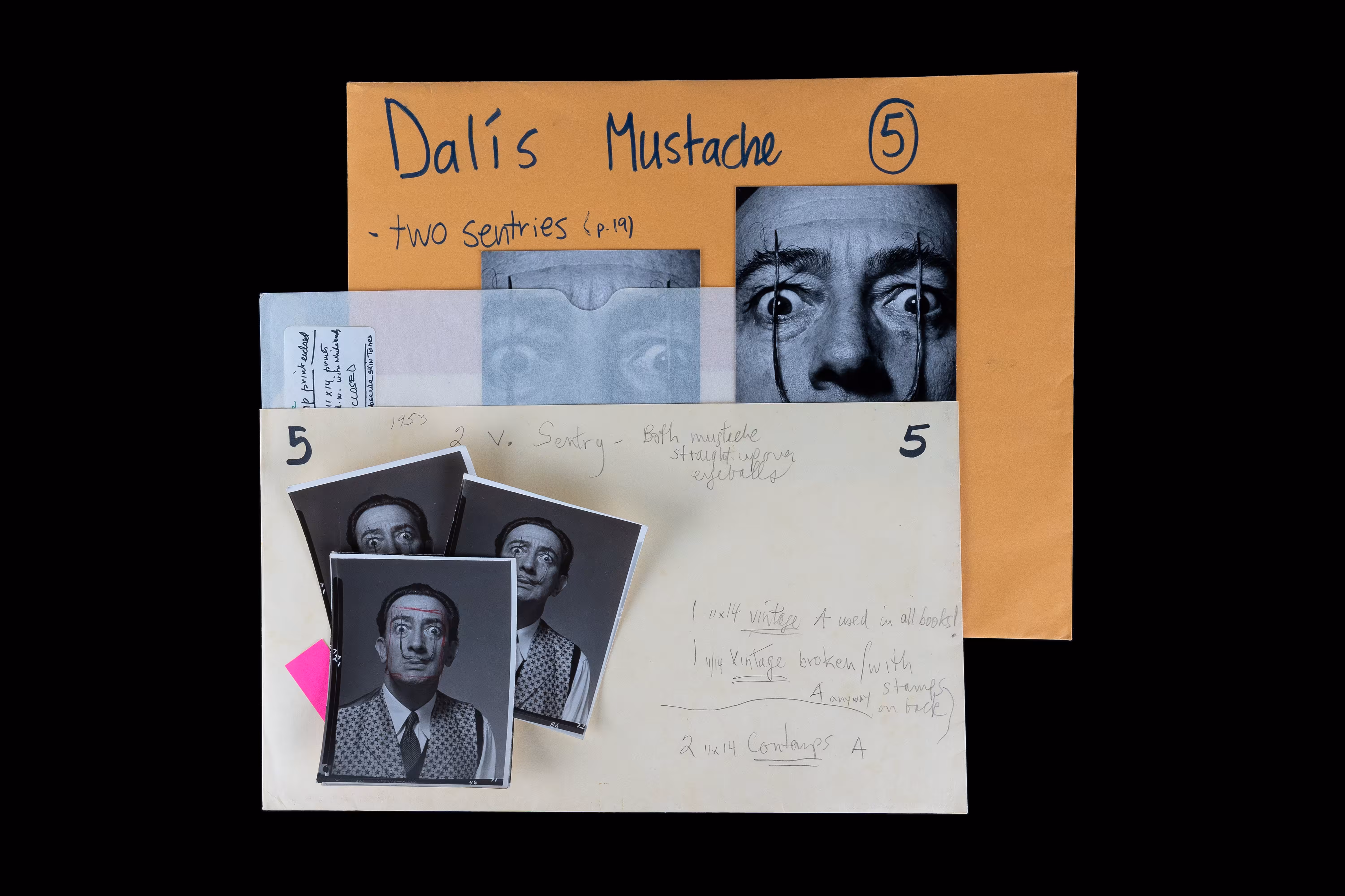 Halsman Archive File 10 -Dali "Sentries" 1954