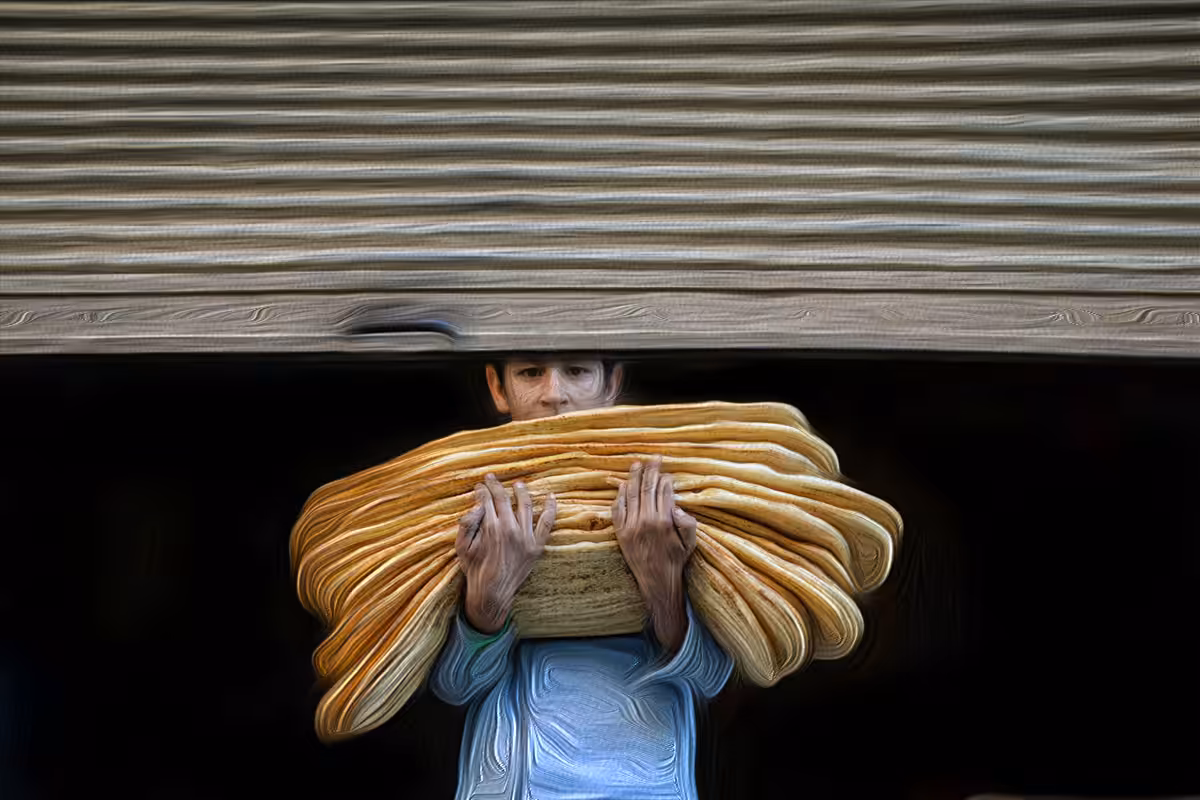 Boy and bread