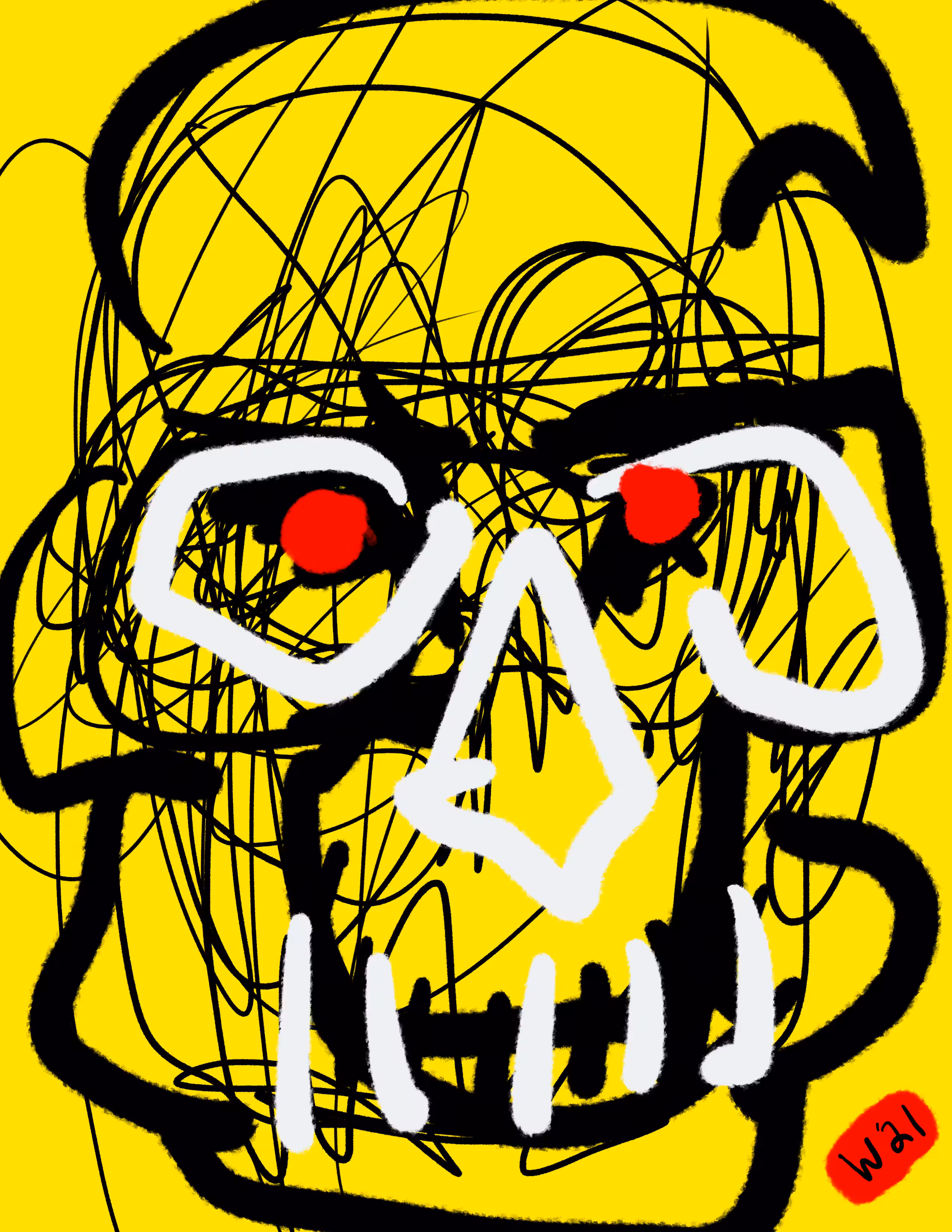A skull