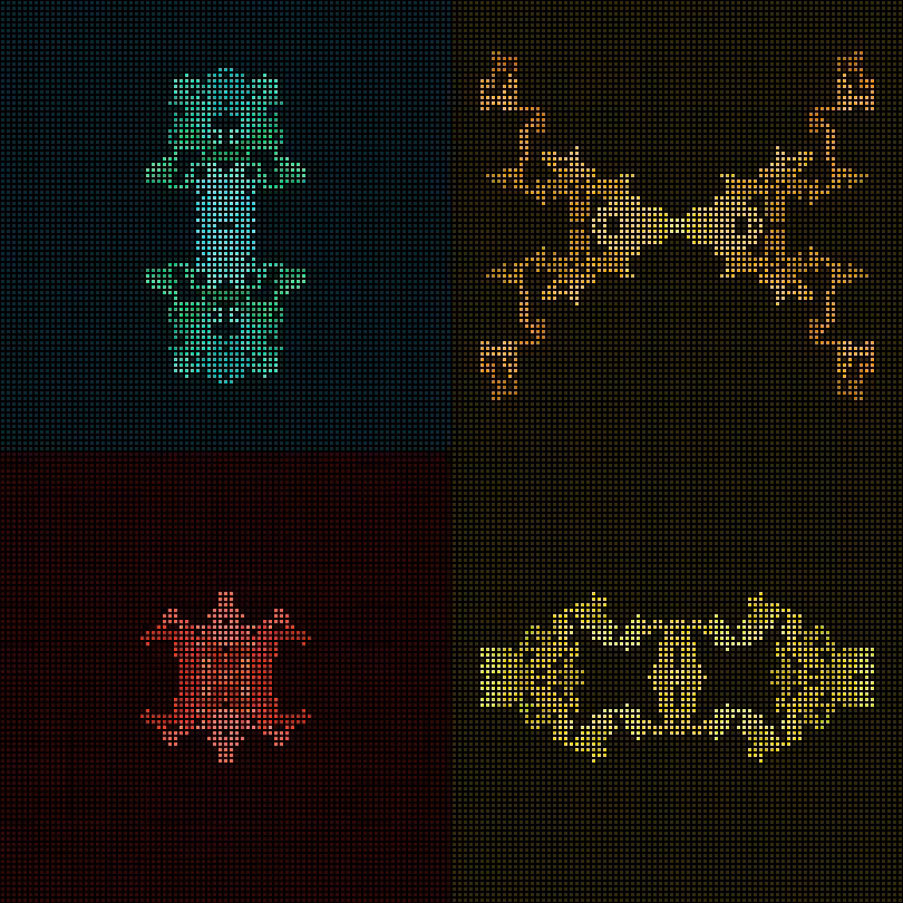 Dither Creatures 2x2 #30