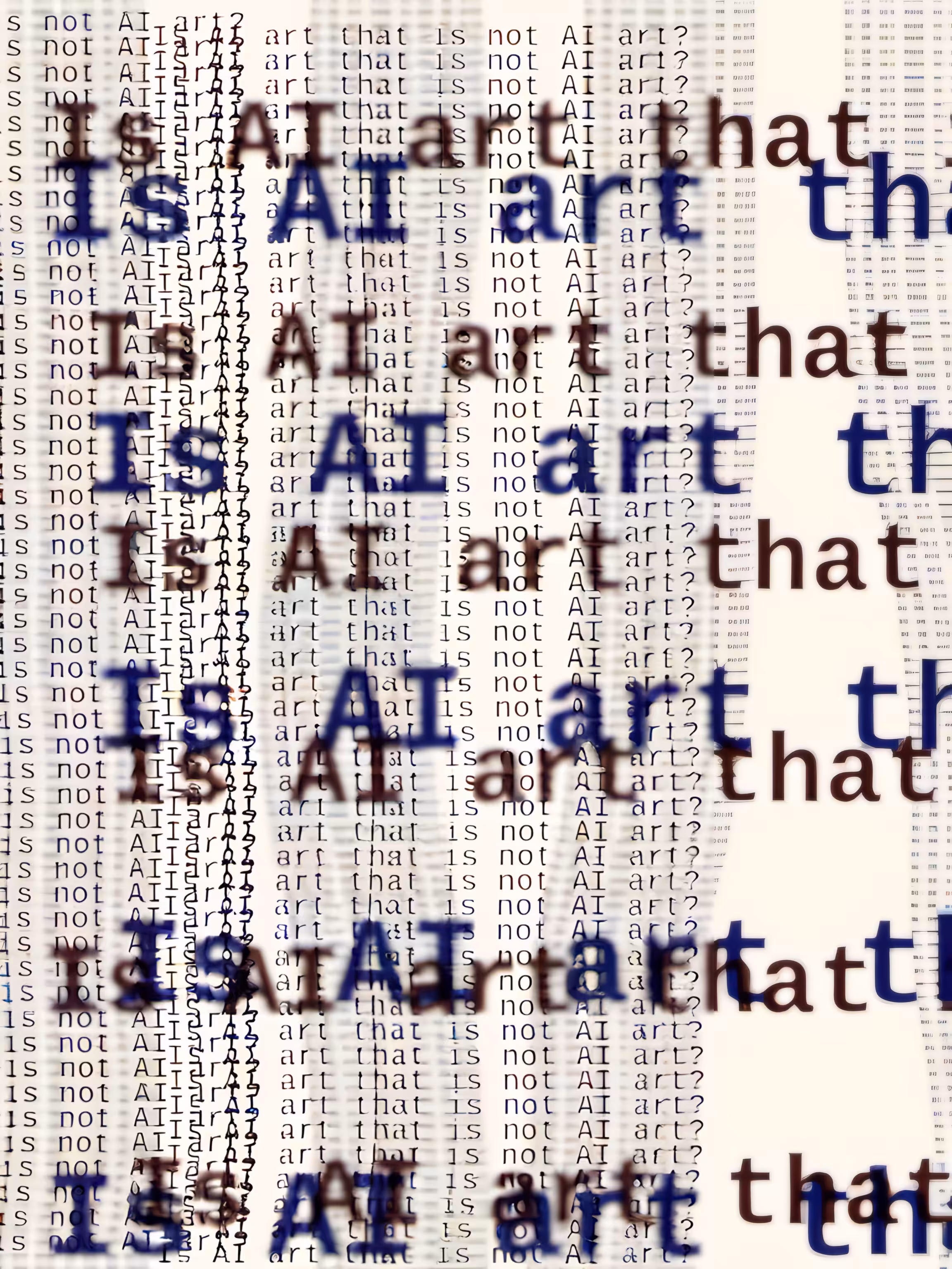 Is it AI art if a human designed it? #52