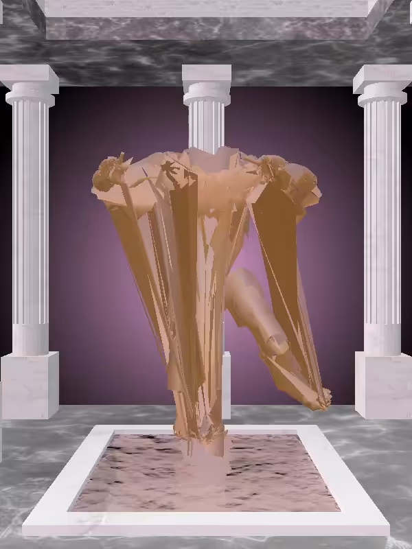 HeavenComputer: The Treading Water Metallic Brick Man #7588