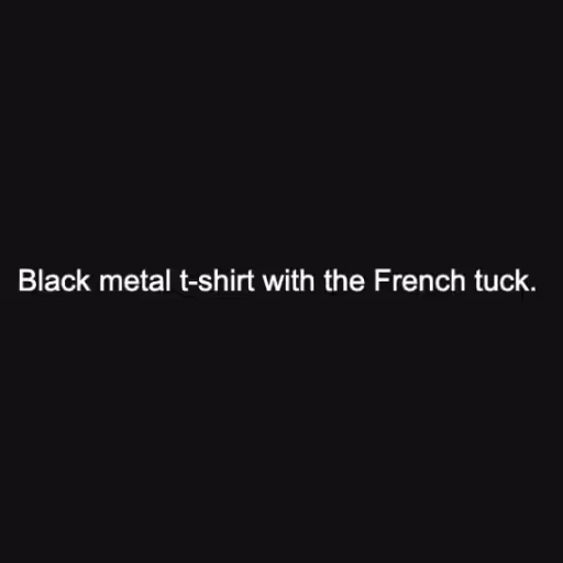 Black metal t-shirt ...