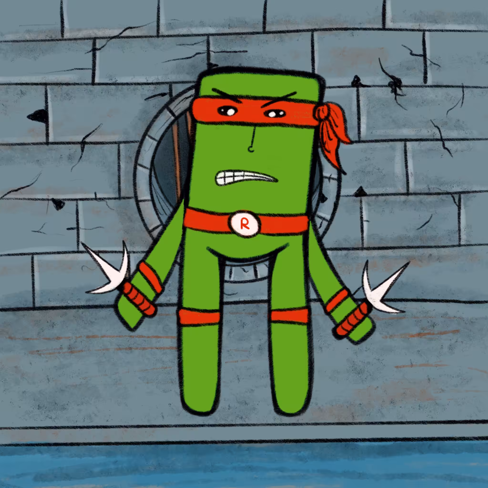 Teenage Red Ninja Zubari