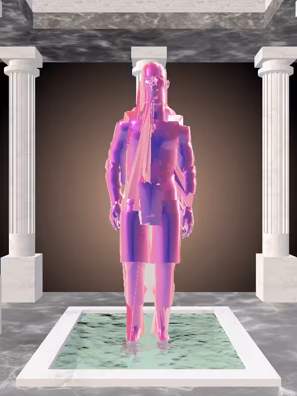 HeavenComputer: The Jumping Magnetic Magenta Man #1448