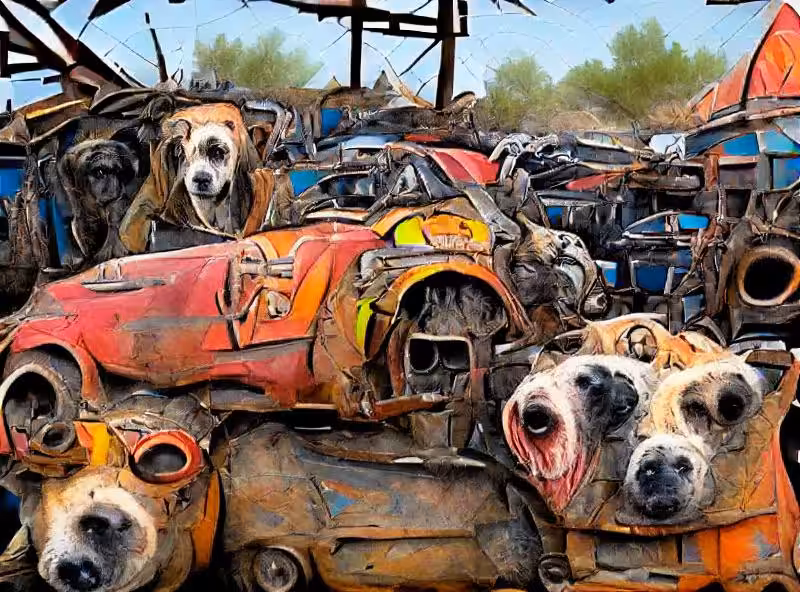 Abraham's First Works: Junkyard dogs