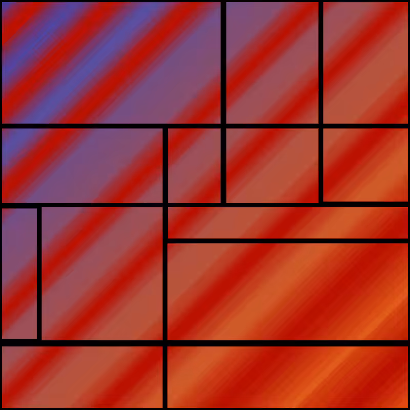 Stacked Mondrian #27