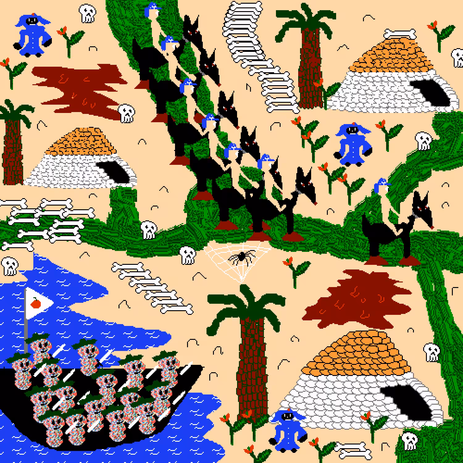 tezos artists take over the land of solana