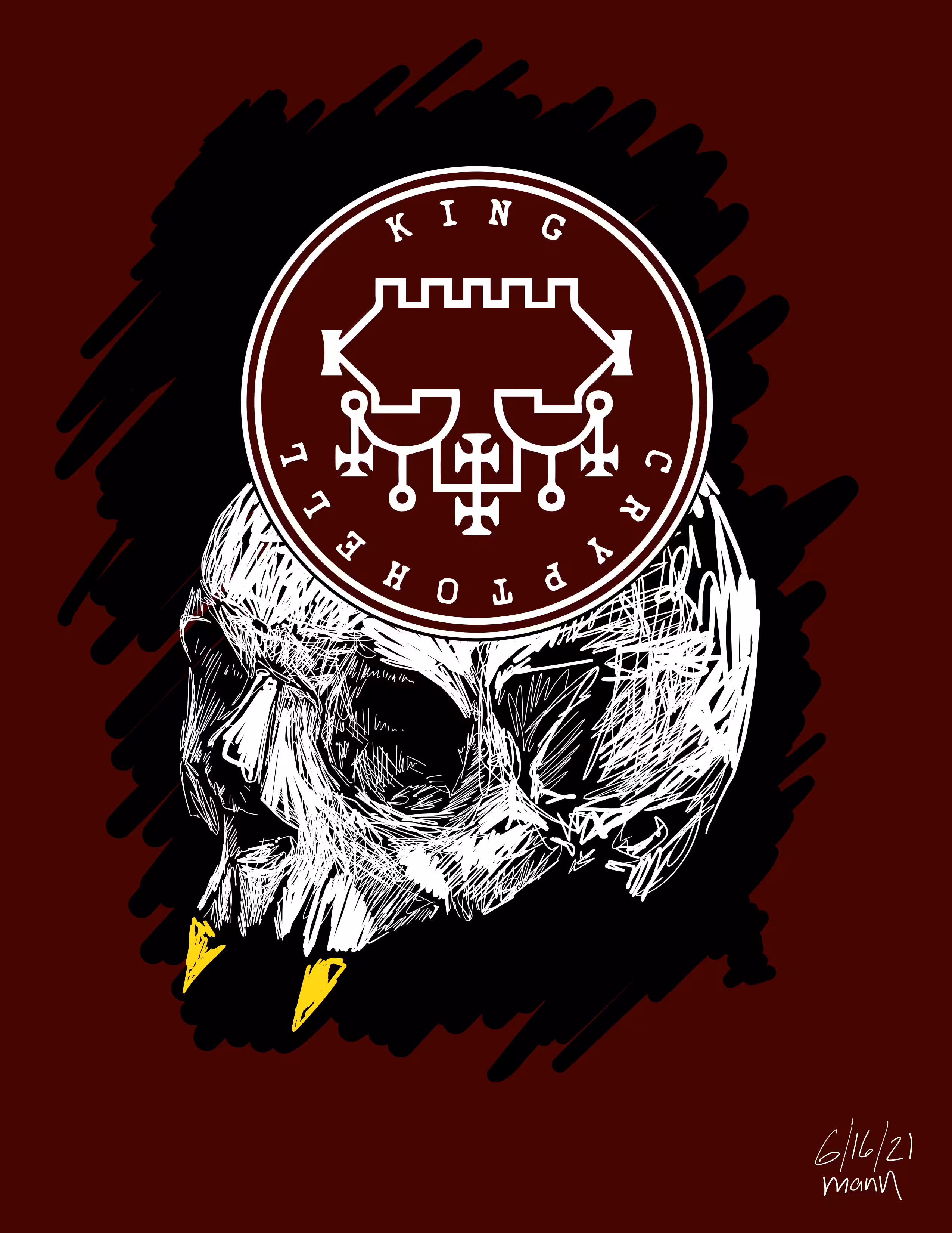 dEmon_Scribbles: King of Cryptohell Sigil