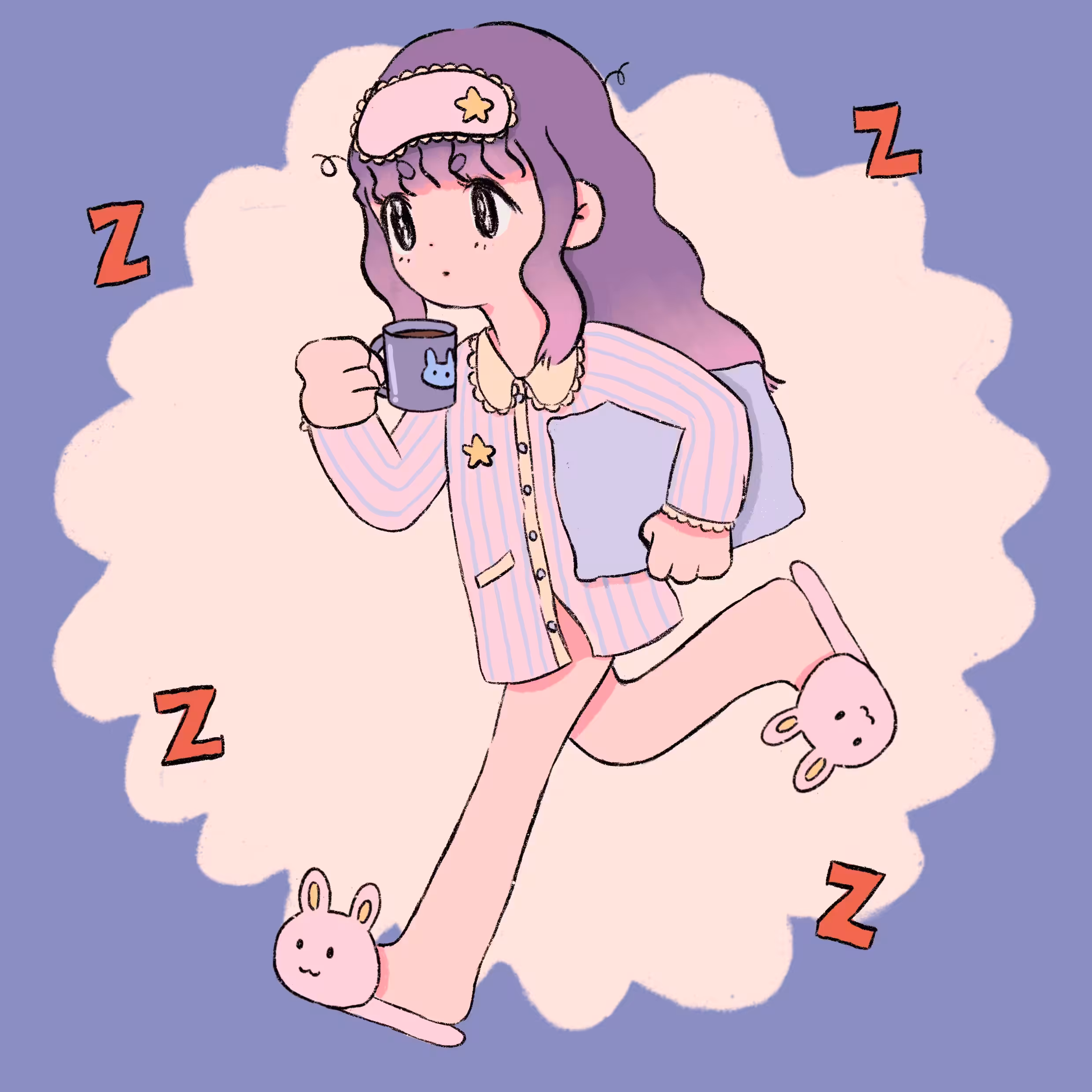 i'm-late: sleepy girl_01