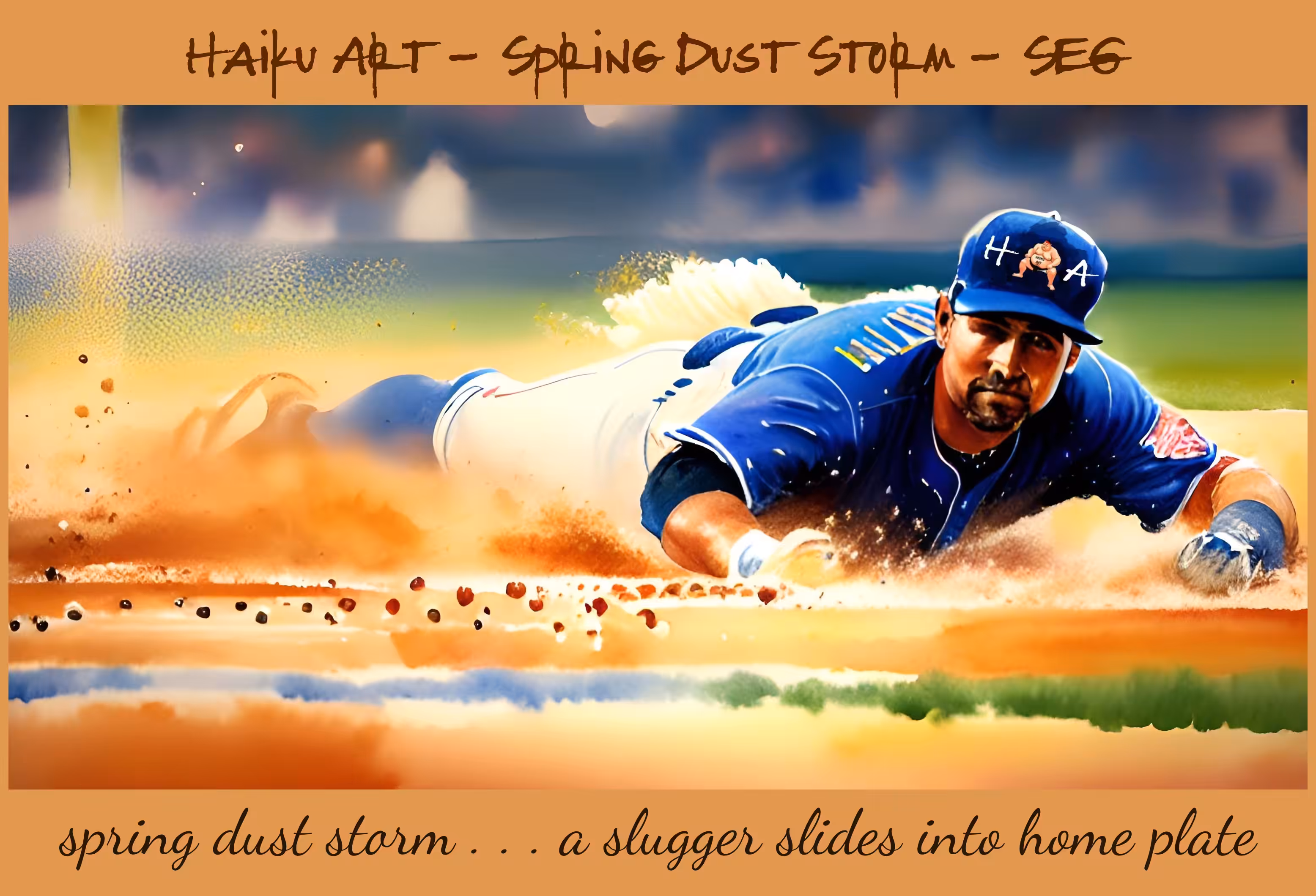 Haiku Art - Spring Dust Storm