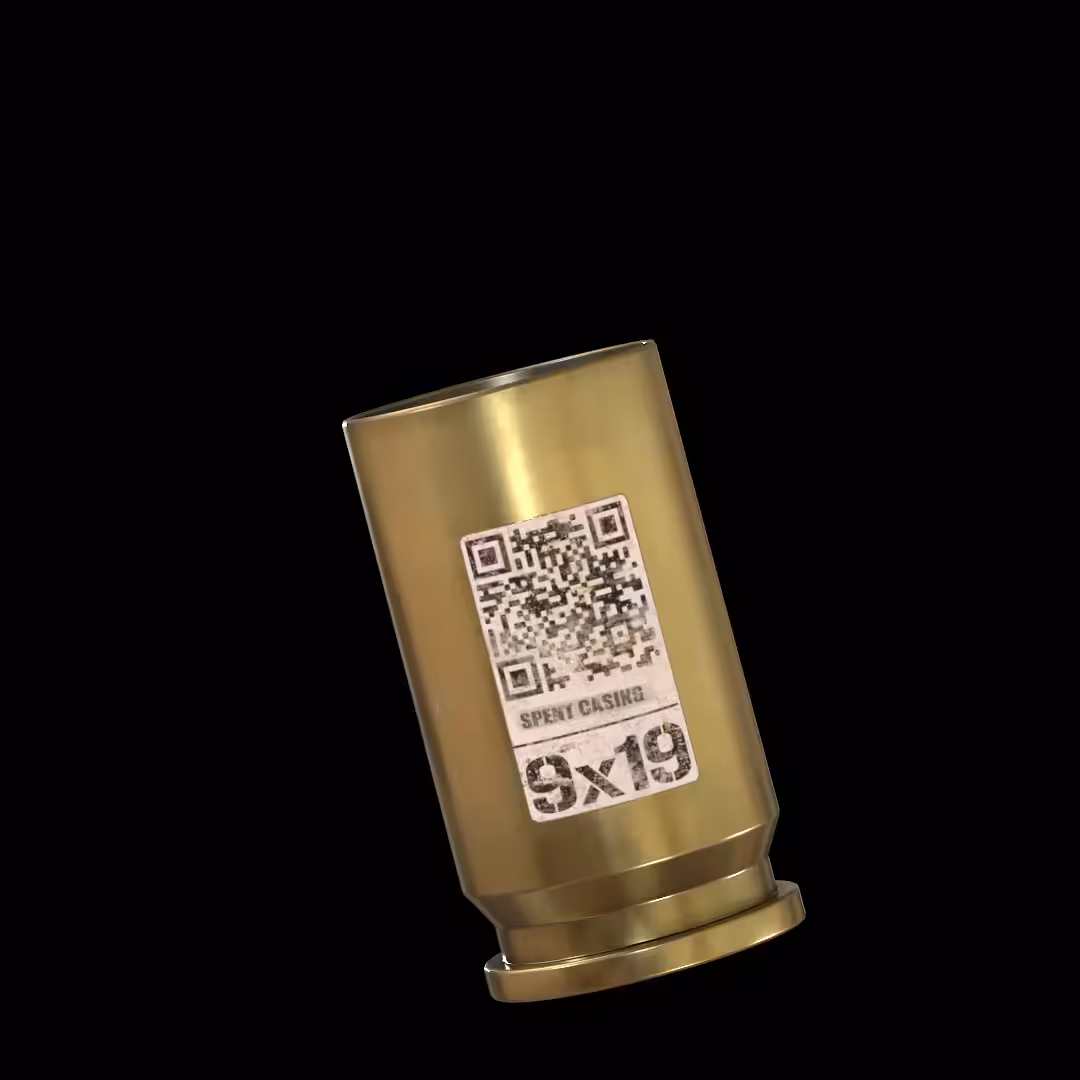 9MM SPENT CASING