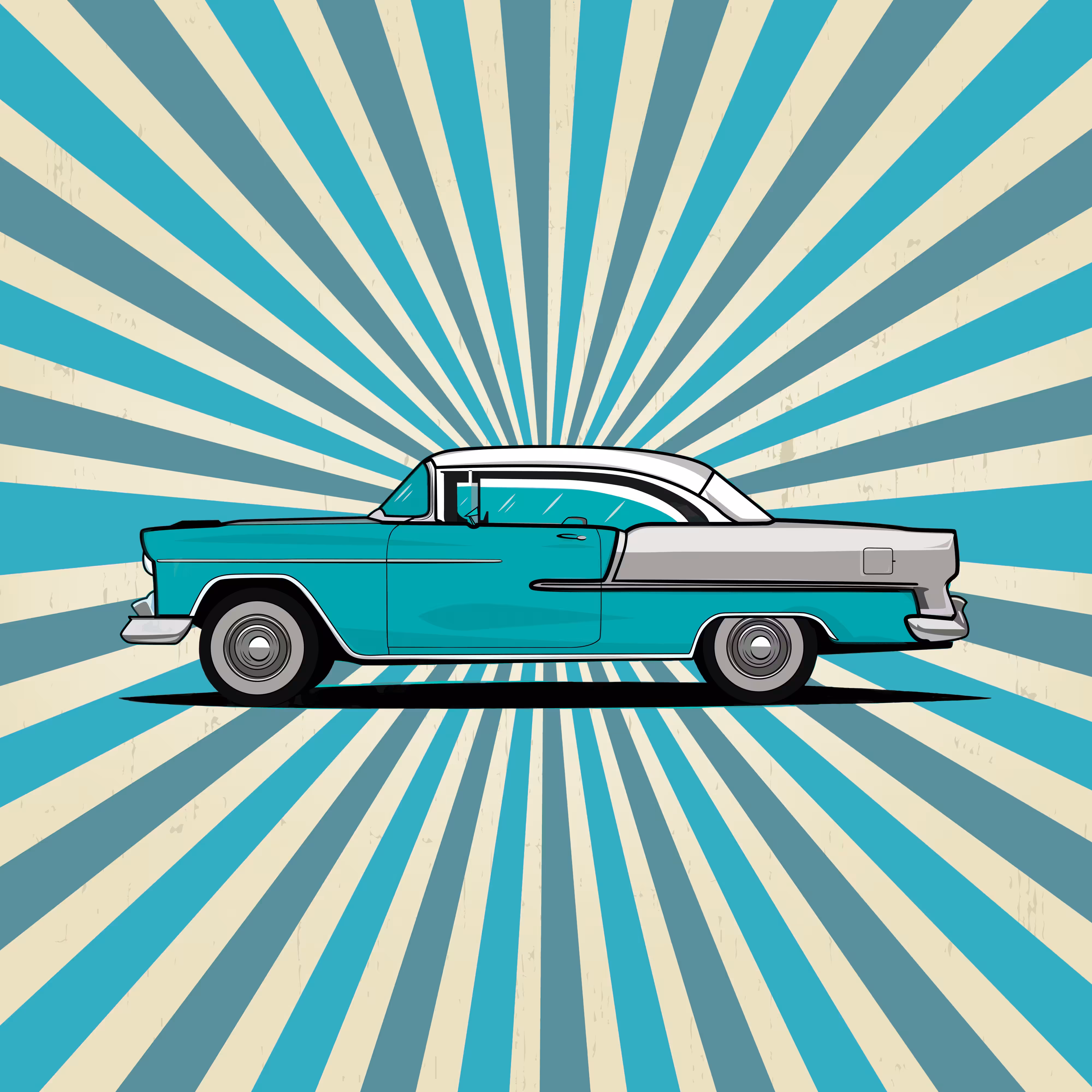 THERETRO #4 - CHEVROLET BEL AIR SPORT COUPE