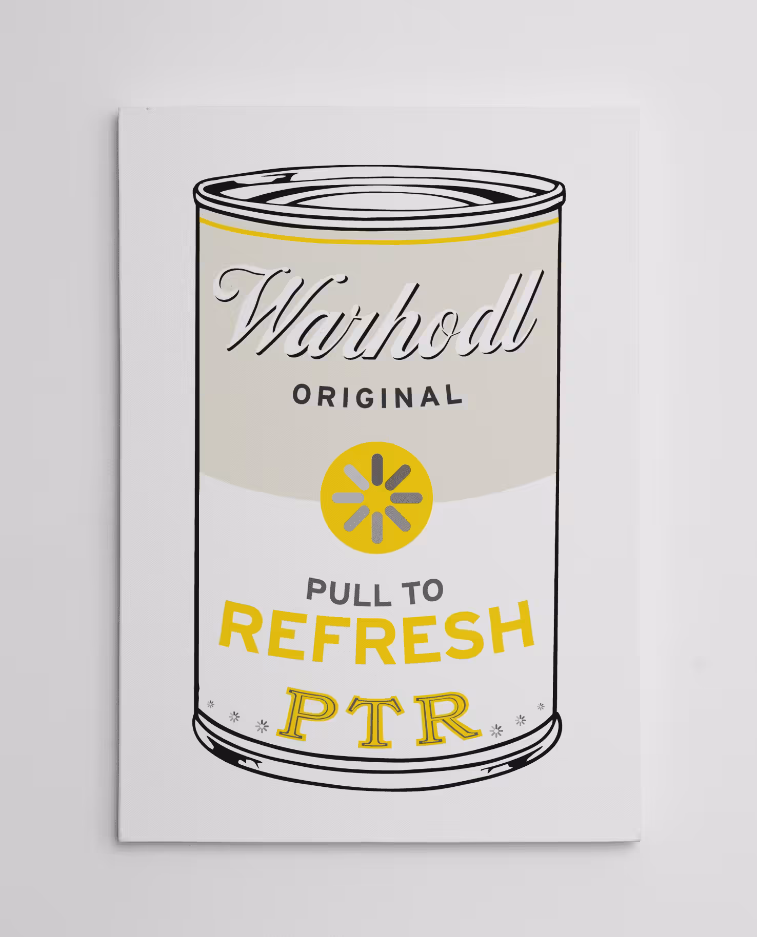 WARHODL Artist Proof "PULL TO REFRESH" Original Can PTR
