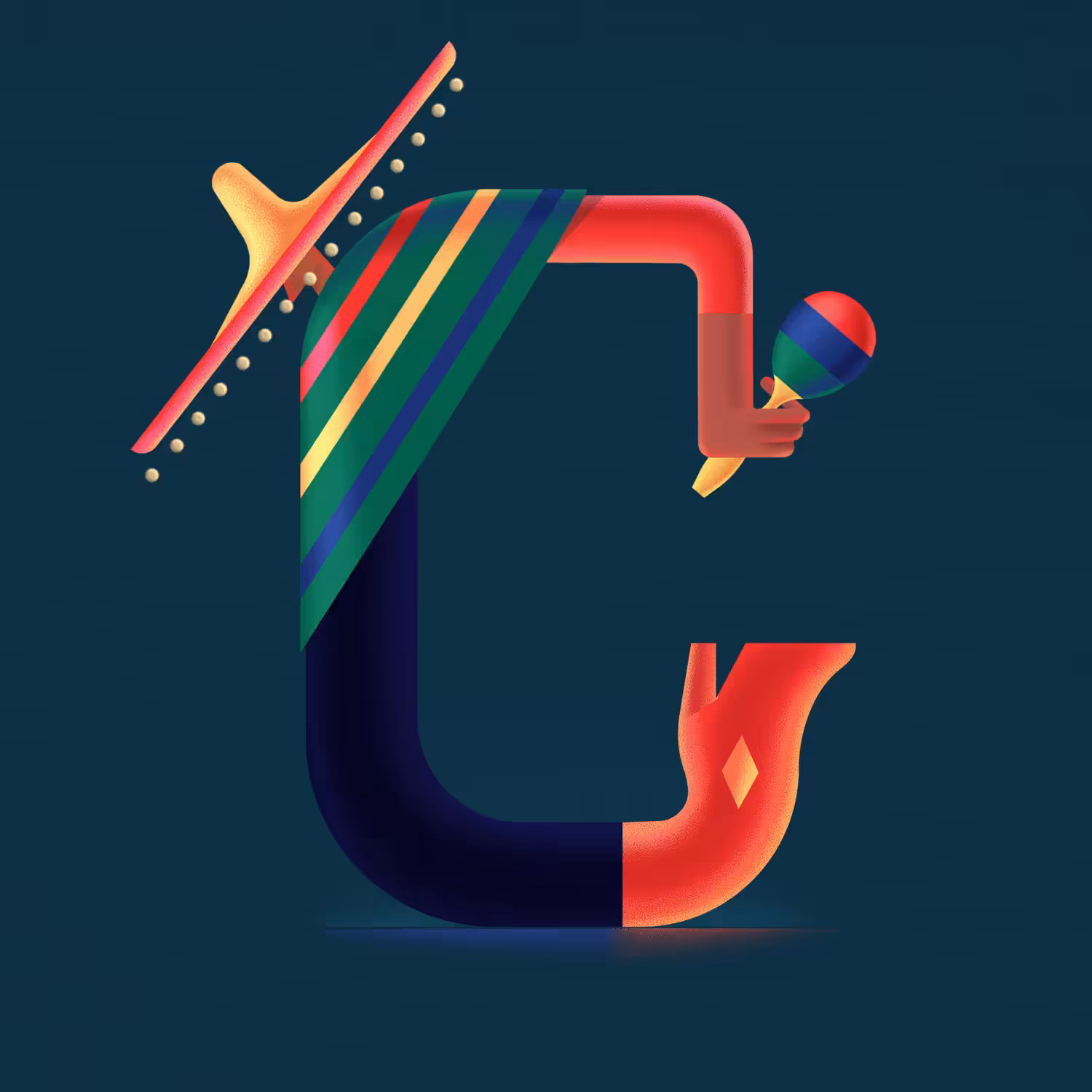 Letter C