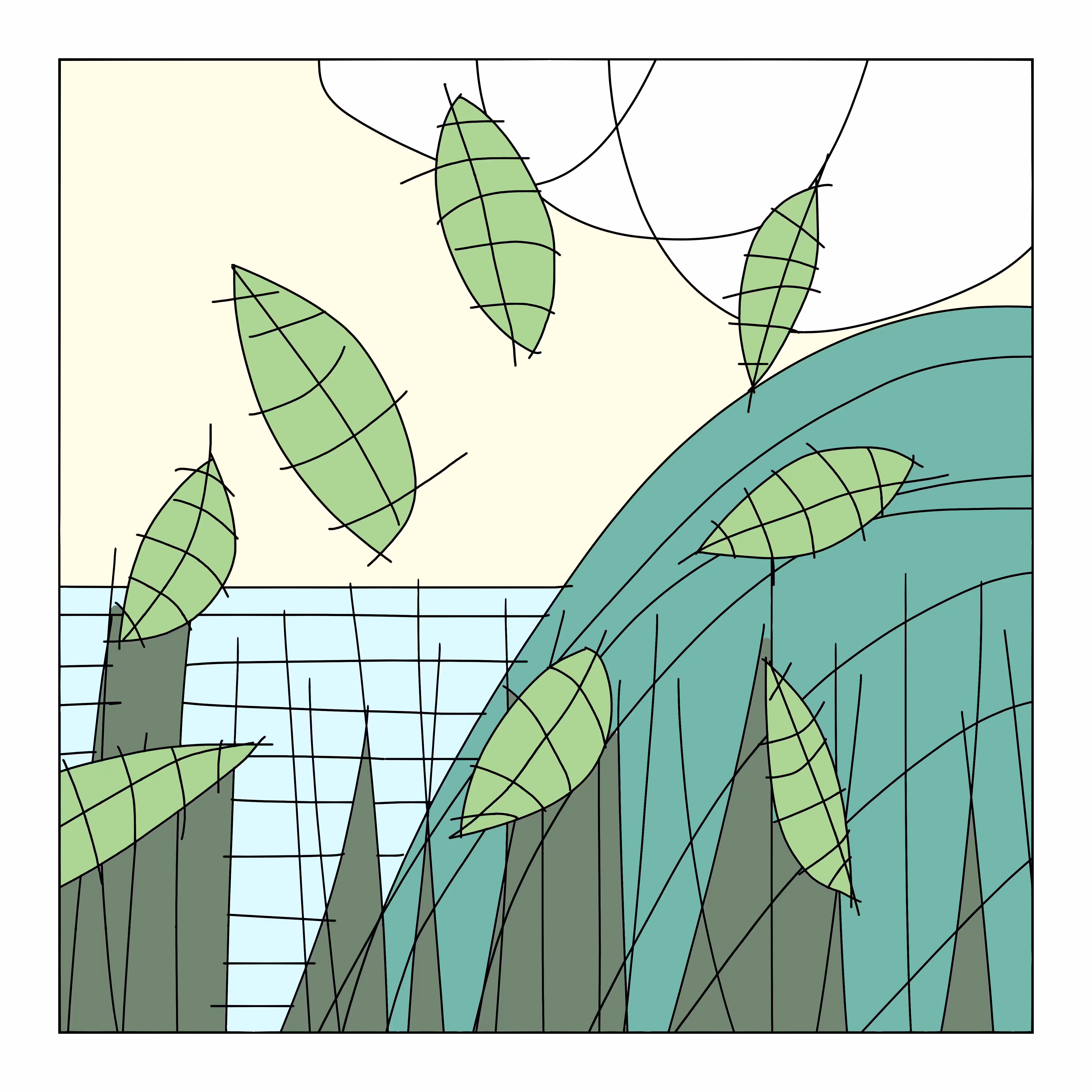 Dancing leaves