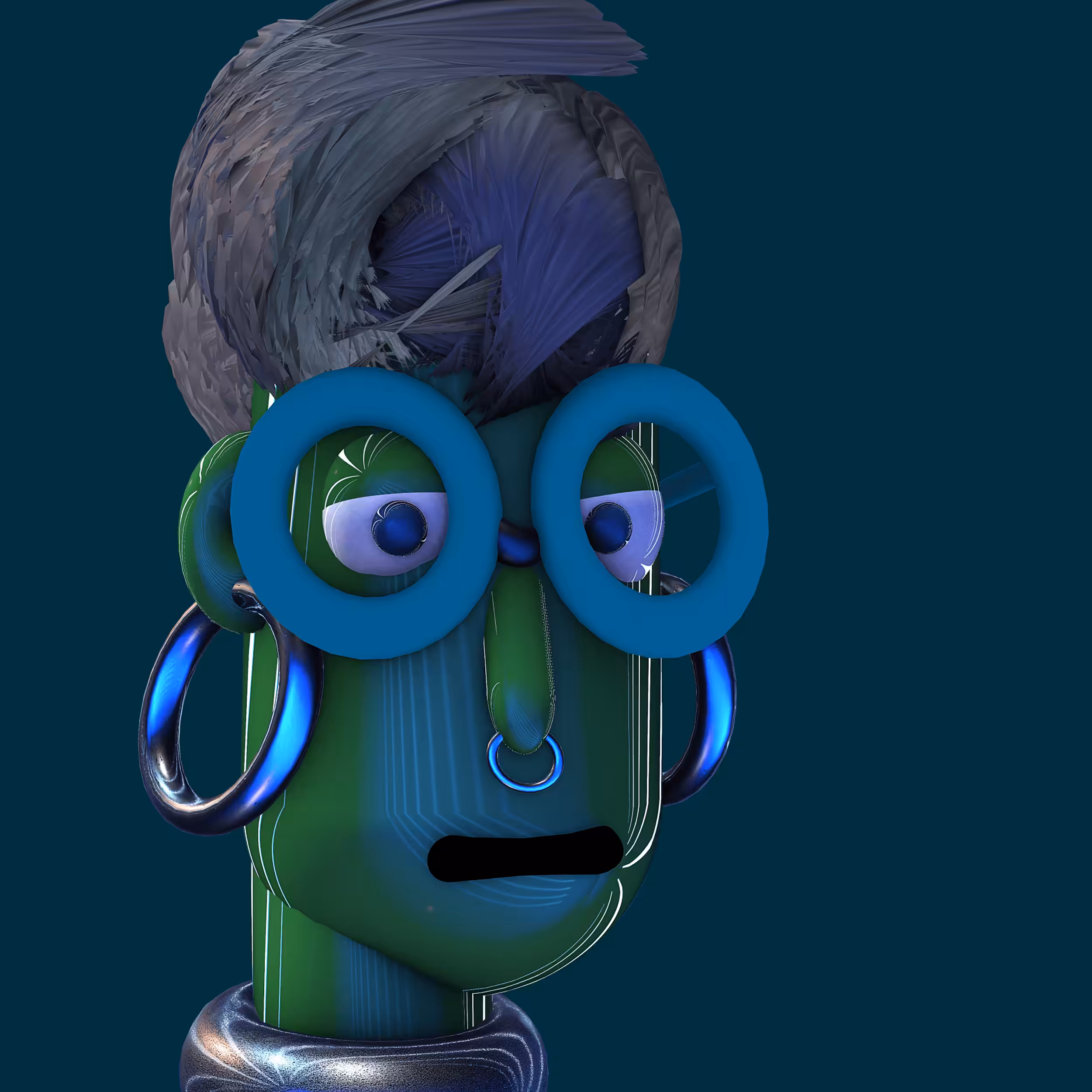 CryptoAvatar3D-017- Cryptogirl