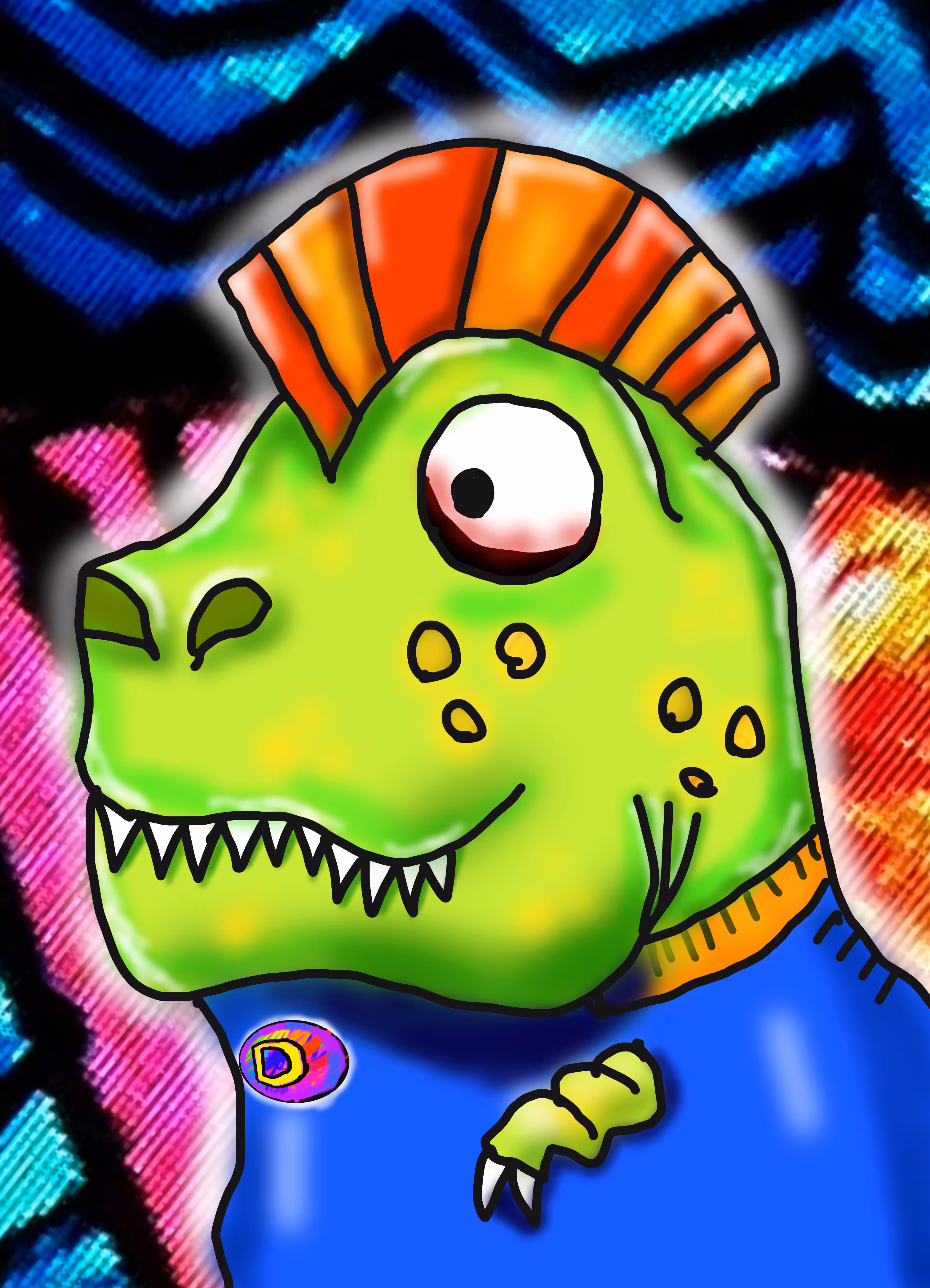 Silly T-Rex No.#66  I’m. tough rex