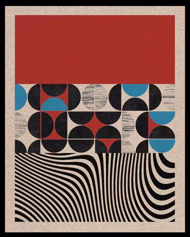 Bauhaus art #red #49