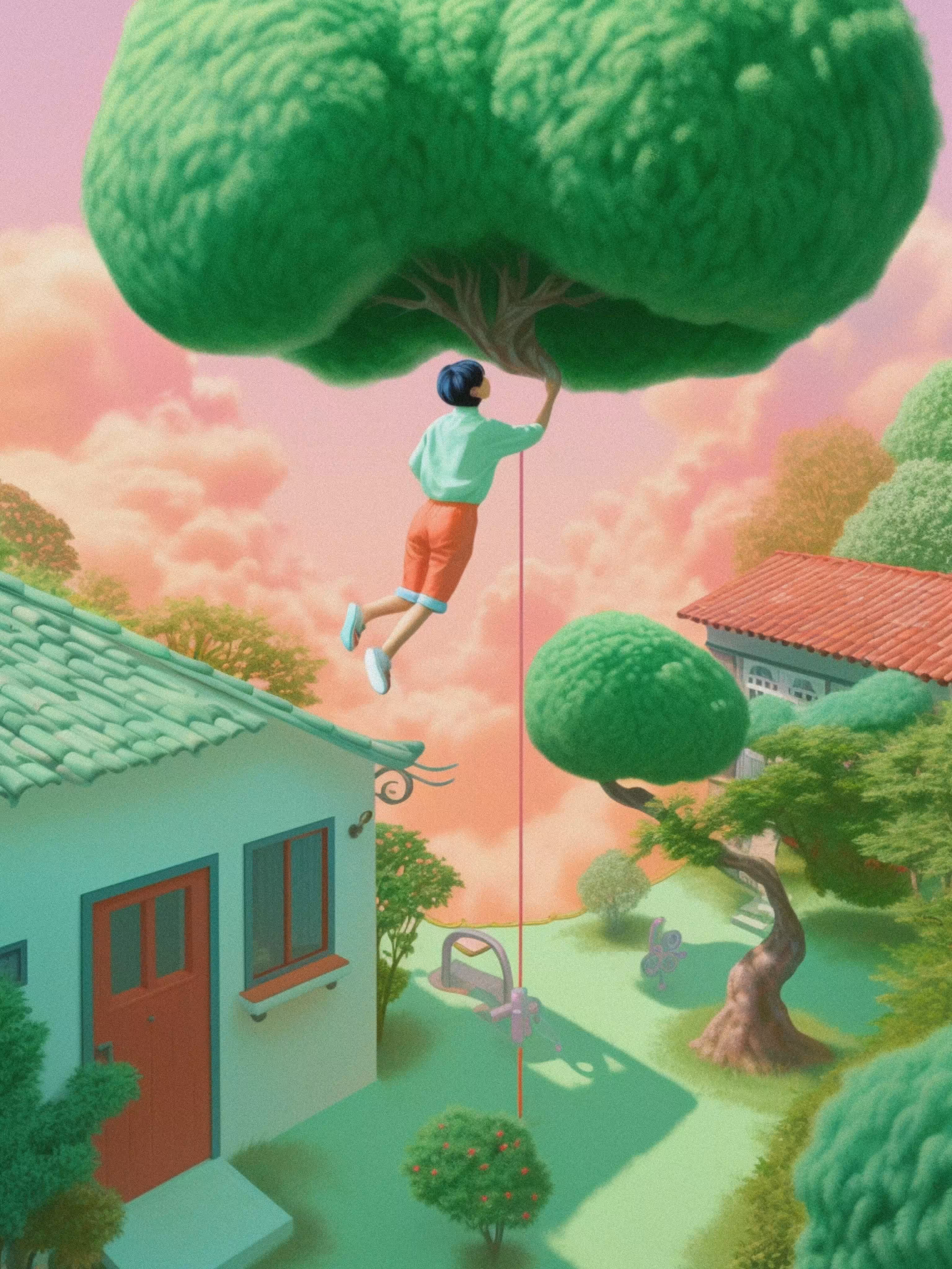 Fly high into the sky