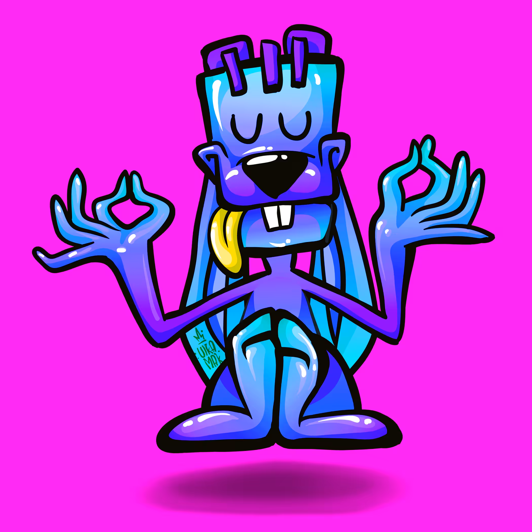 10 Blue Chill1 Zombie Rabbbit