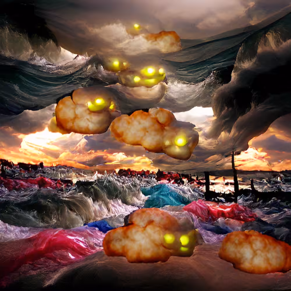 Remember when the glowing clouds rained down chaos upon the sea
