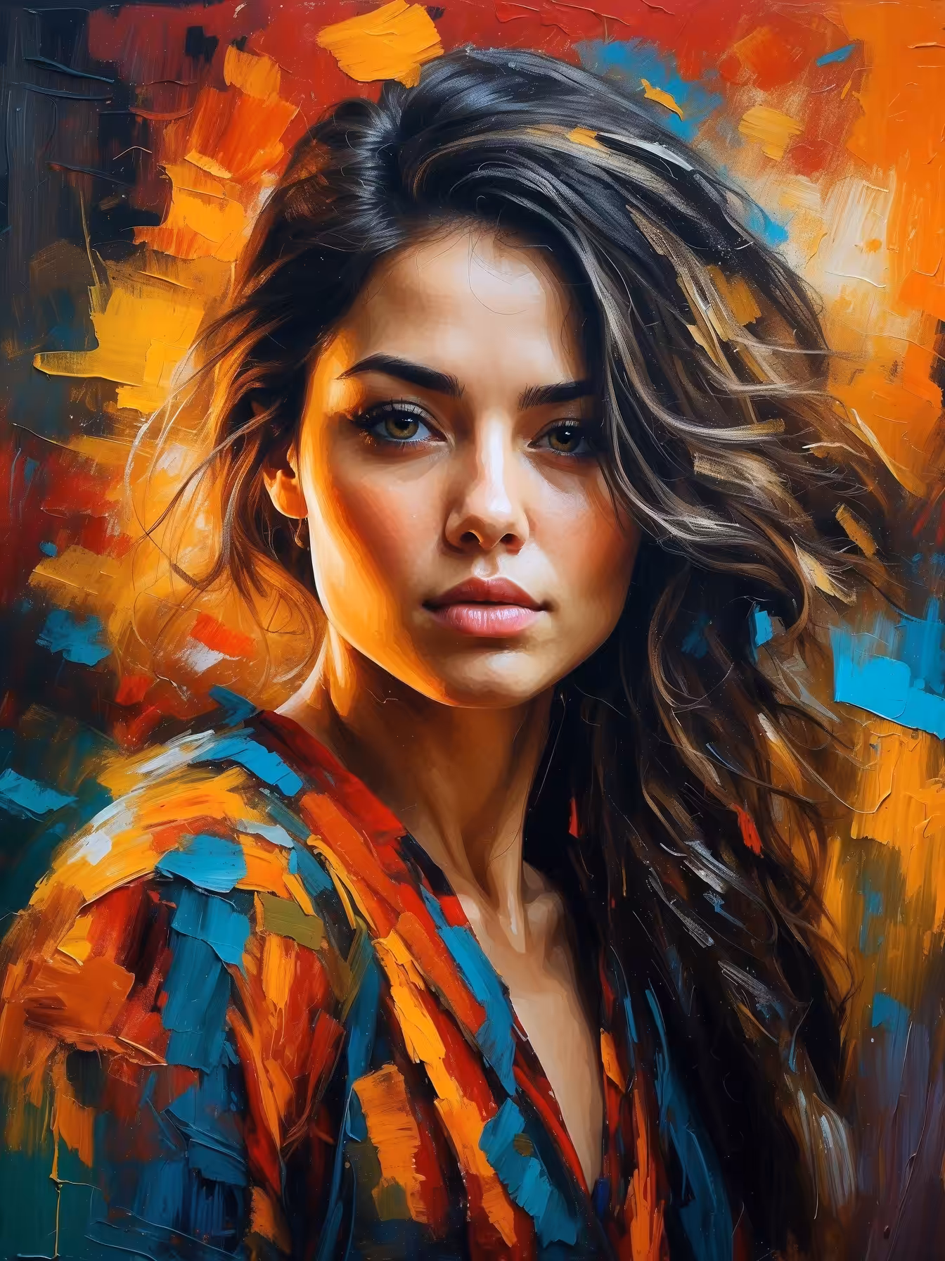 Painting girl #1