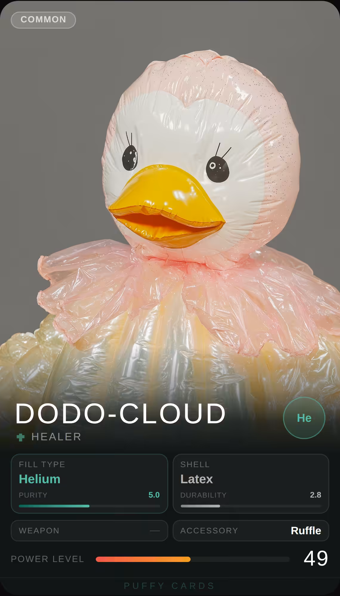 Puffy Cards: Dodo-Cloud