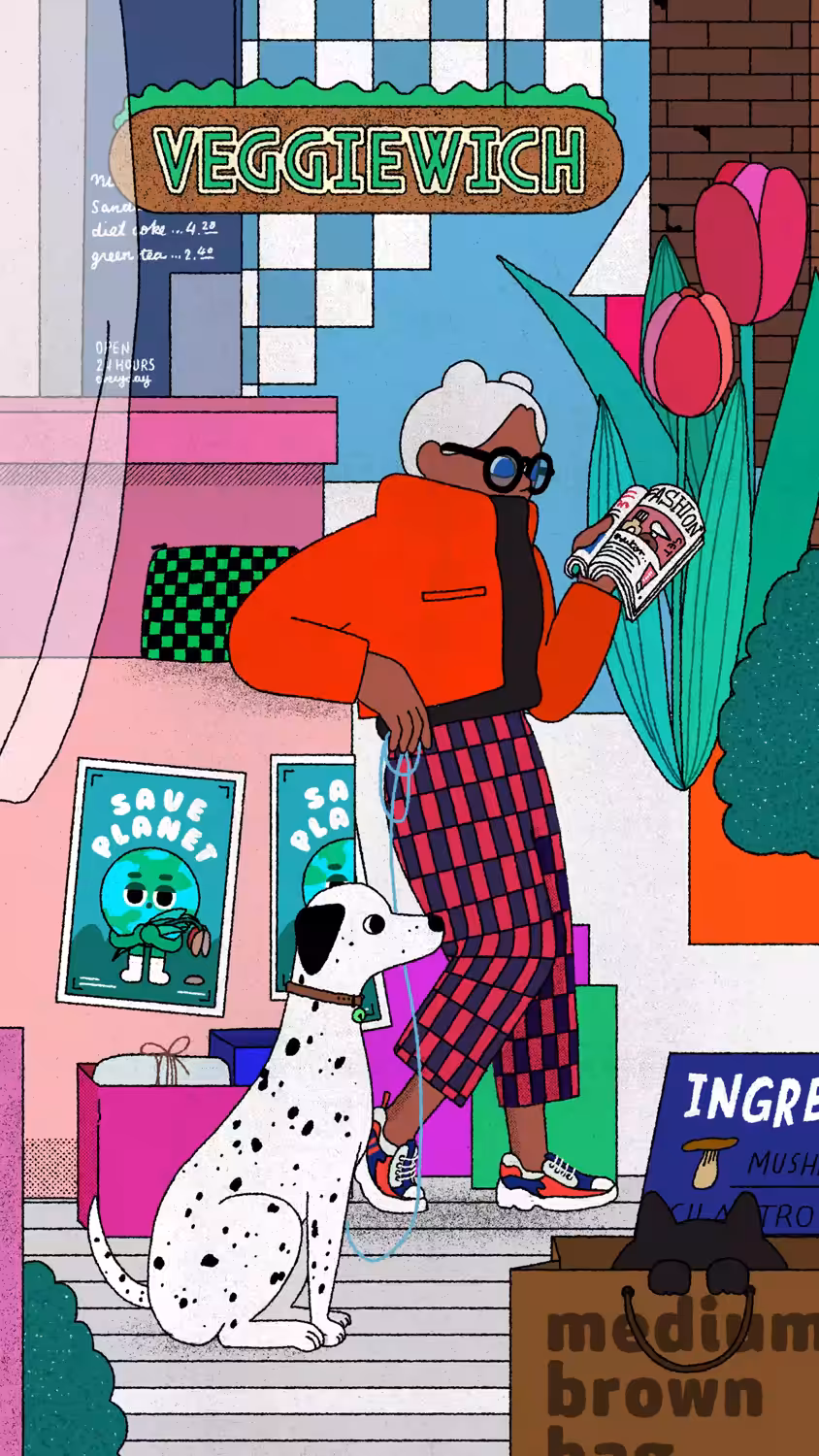 [247DIFF] #007 Old lady and a dog