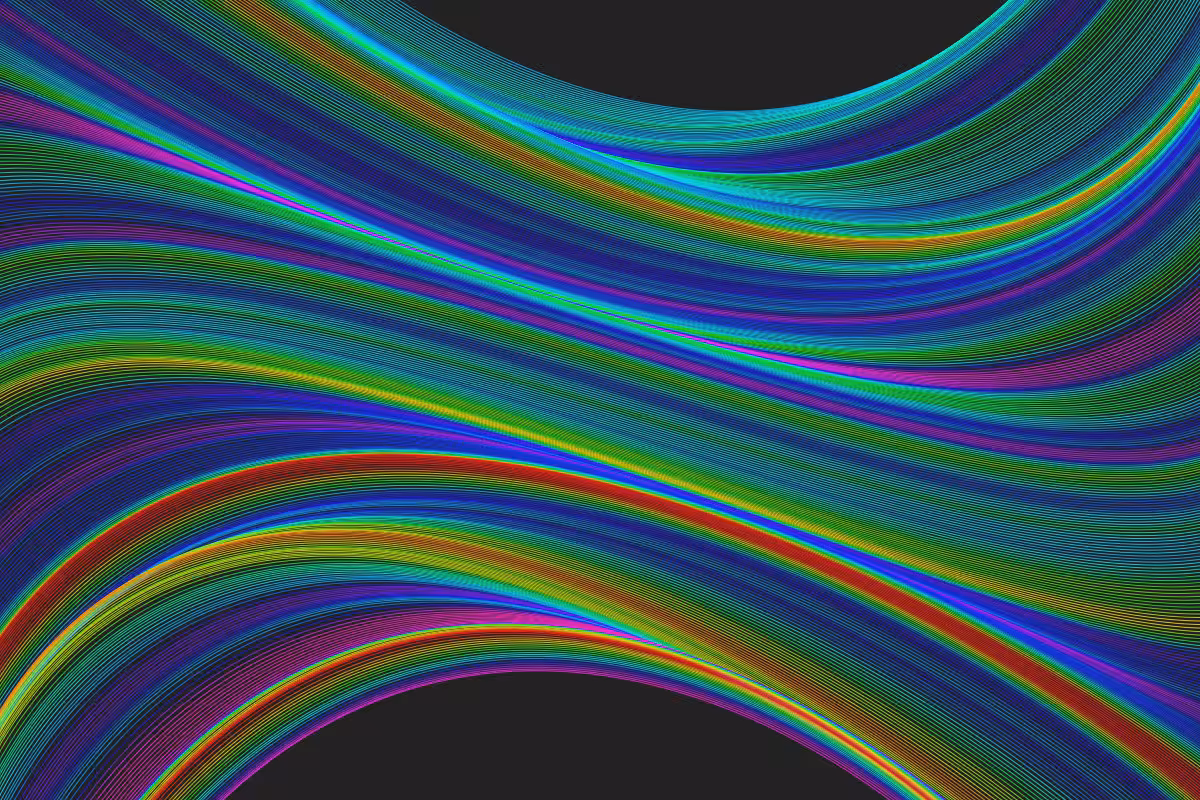 when Bézier met Perlin  in technicolor