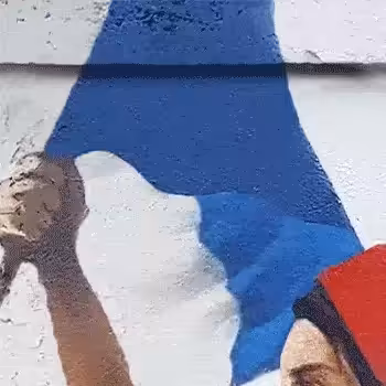 Fresco 04 - #010/100 "Liberty leading the people 2019"