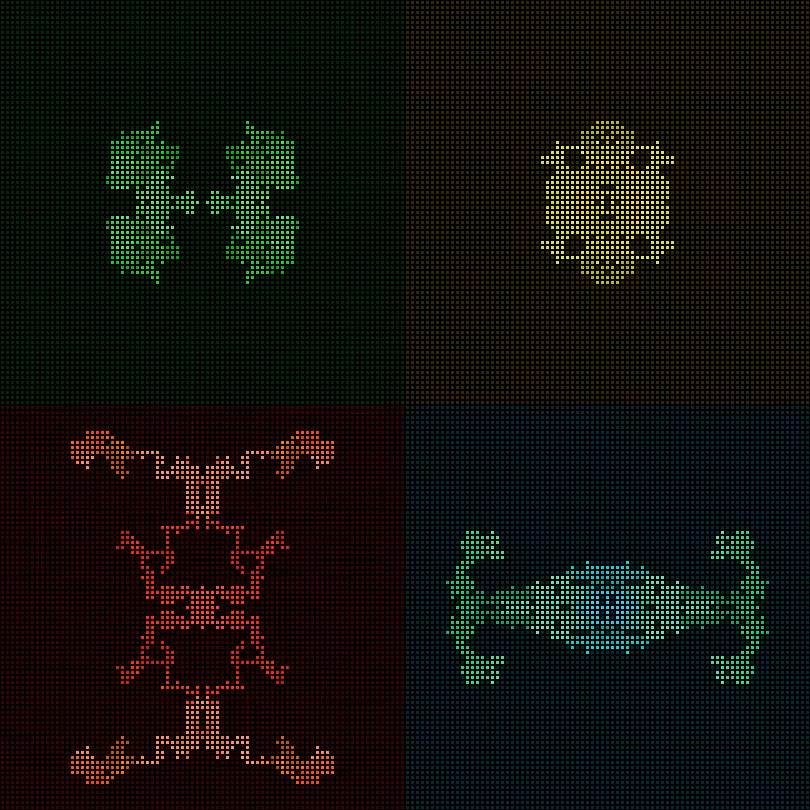 Dither Creatures 2x2 #69