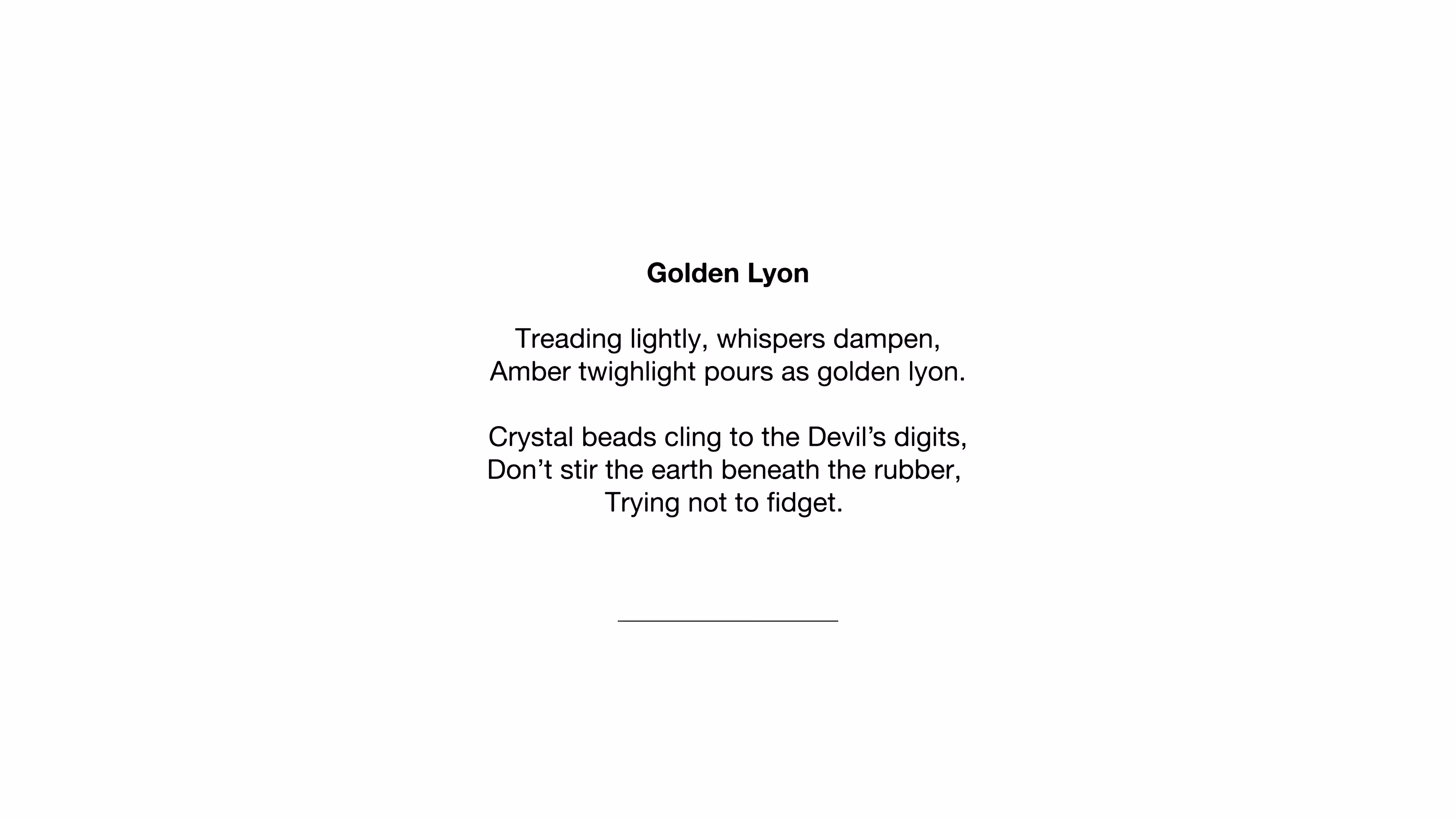 Golden Lyon