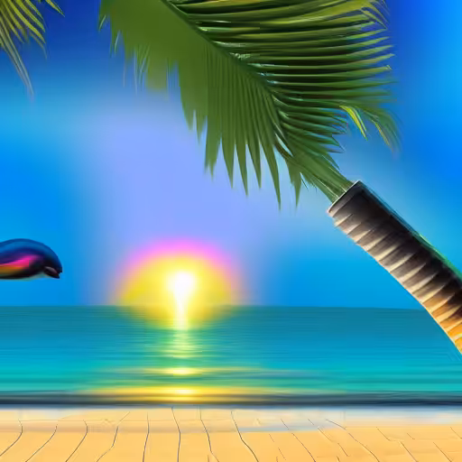 🌈🌴🌊🐬☀️3