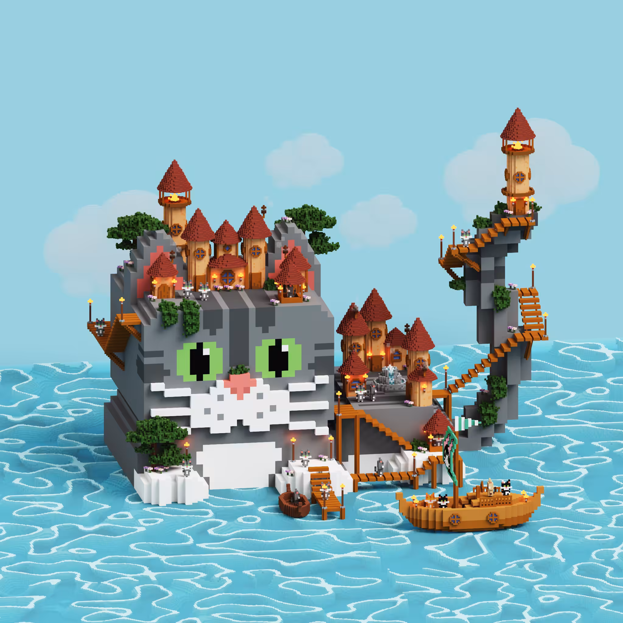 Gray cat island [1of1xtz Event]