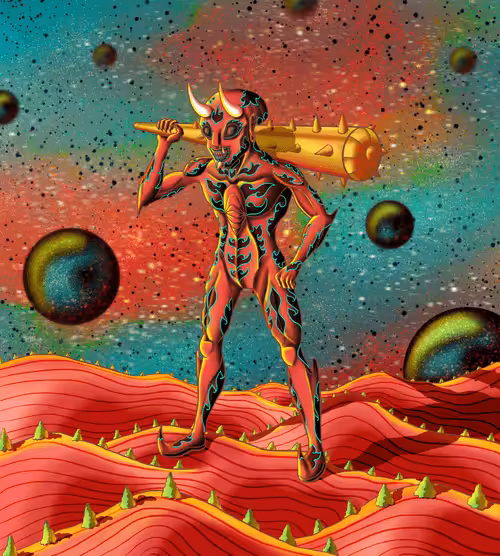 Alieniverse #022 (Giant Alien)