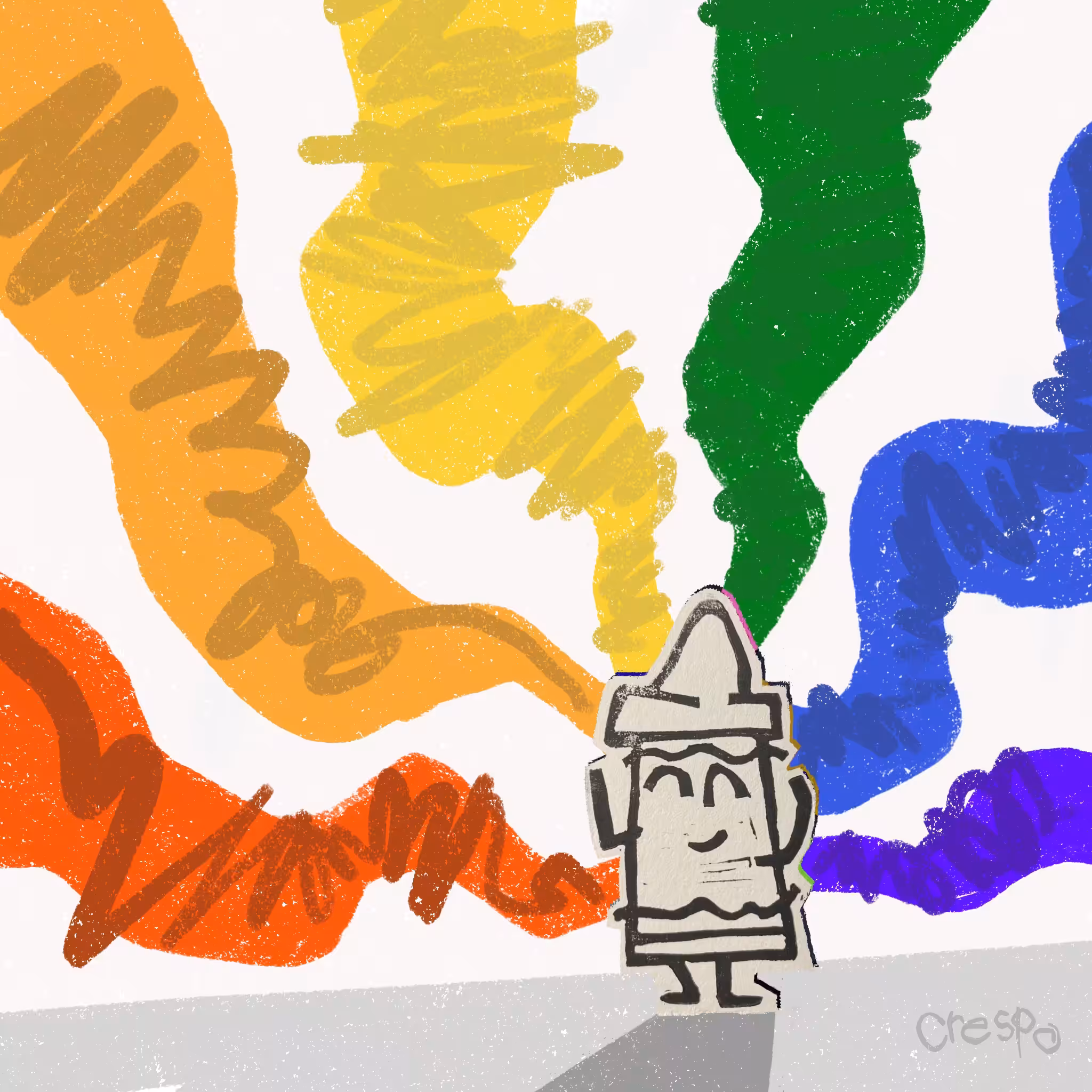 Colorful Crayon