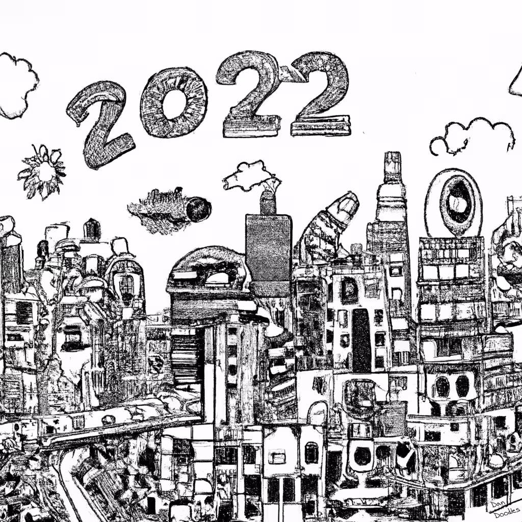Cityscape Doodle - Hicnunc City