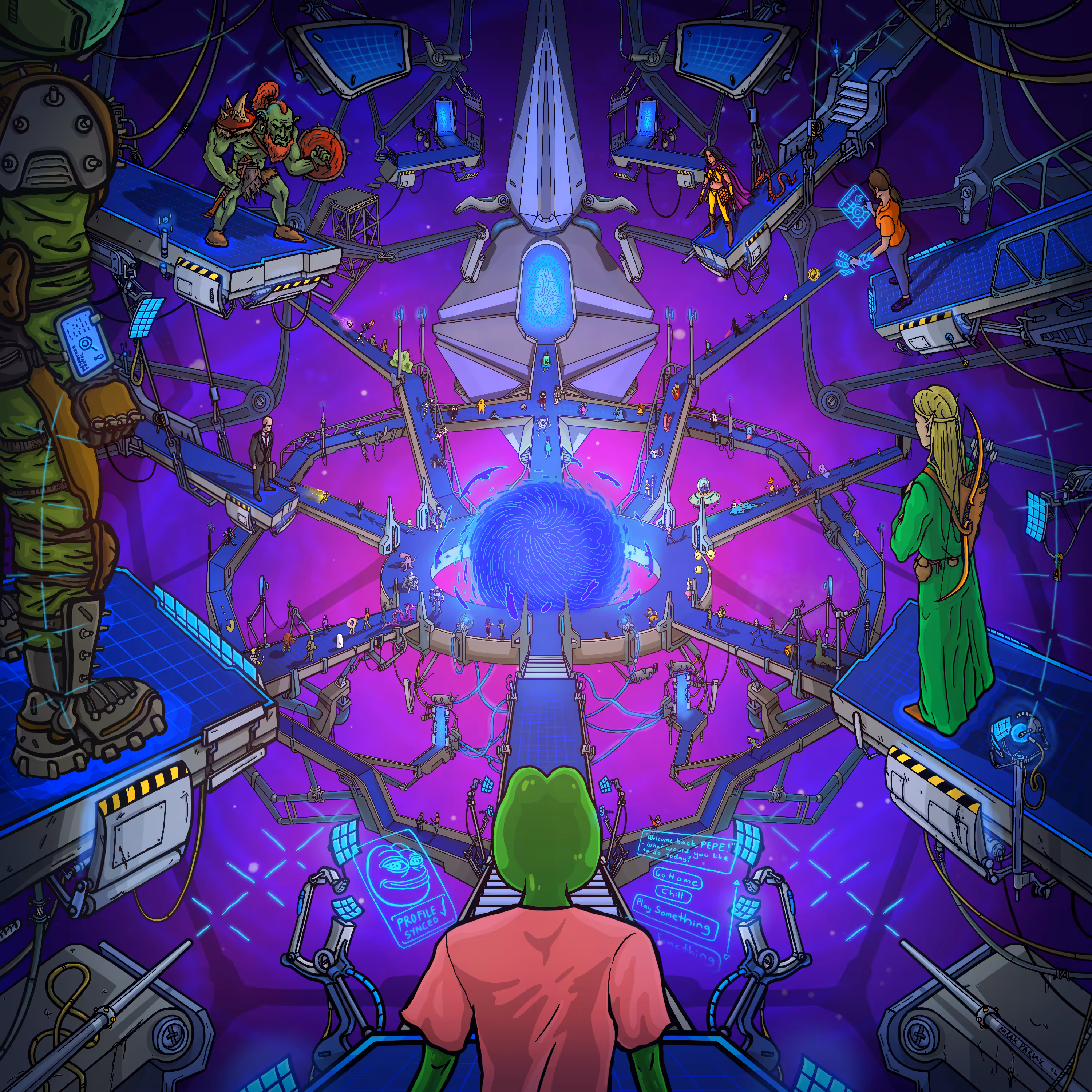 Gathering at the Metaverse Portal