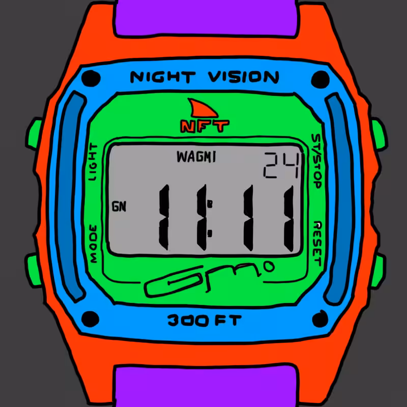 Make a Wish NFT Watch - Colorway #27