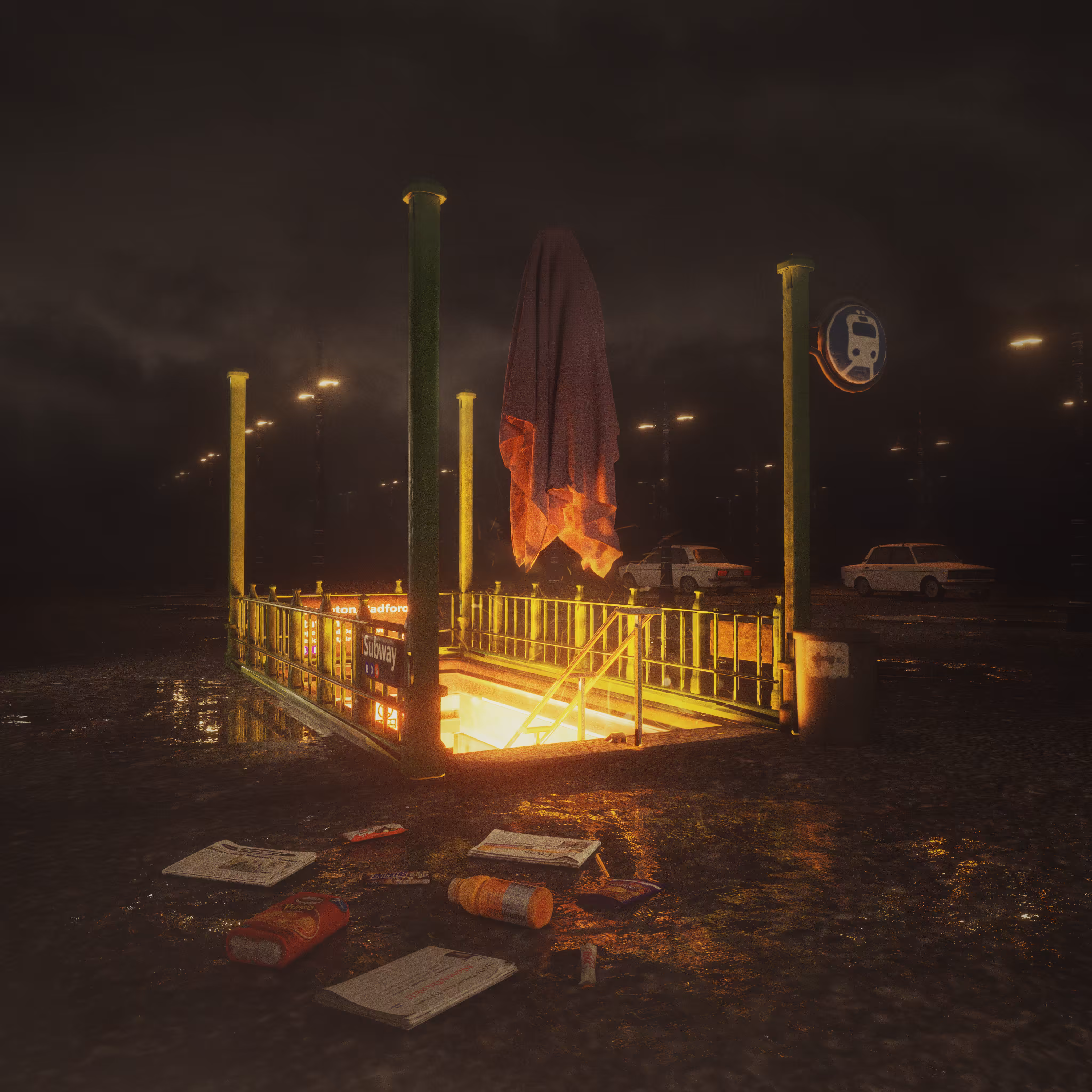 haunted subway