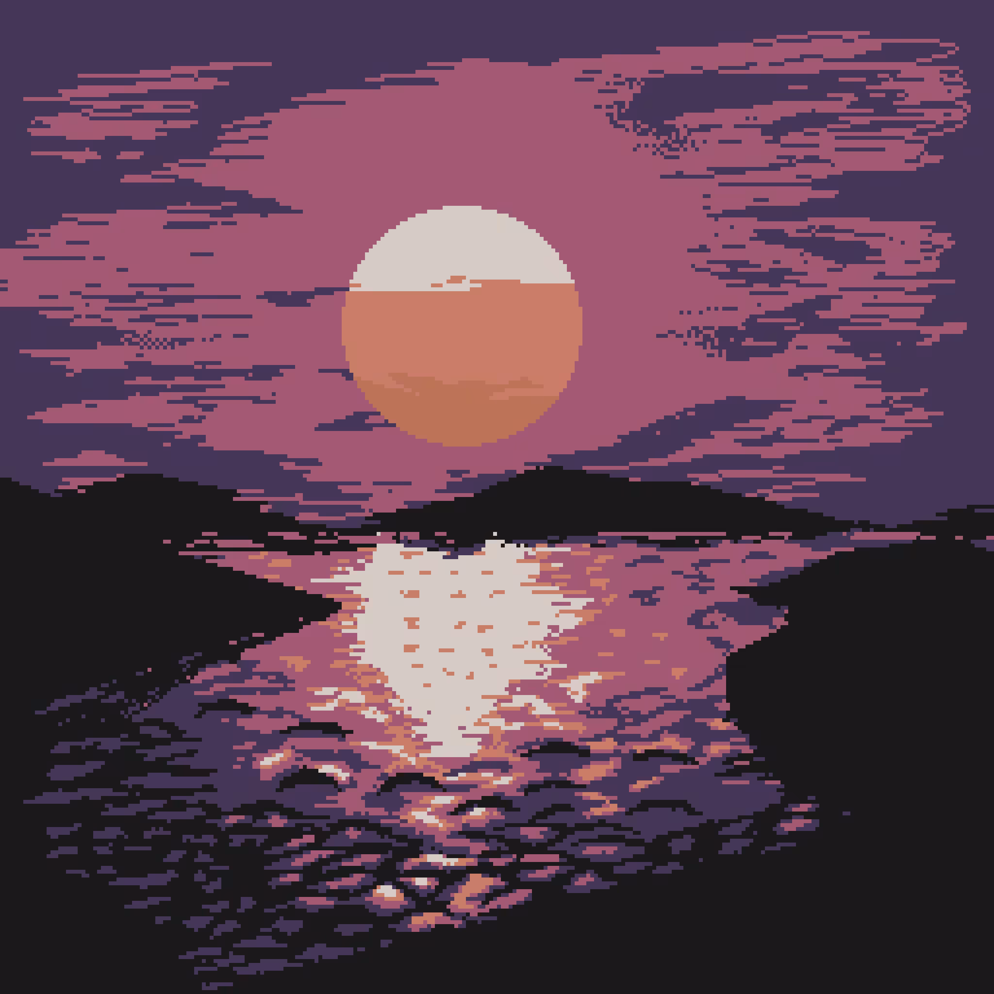 Pixel Sunset #84