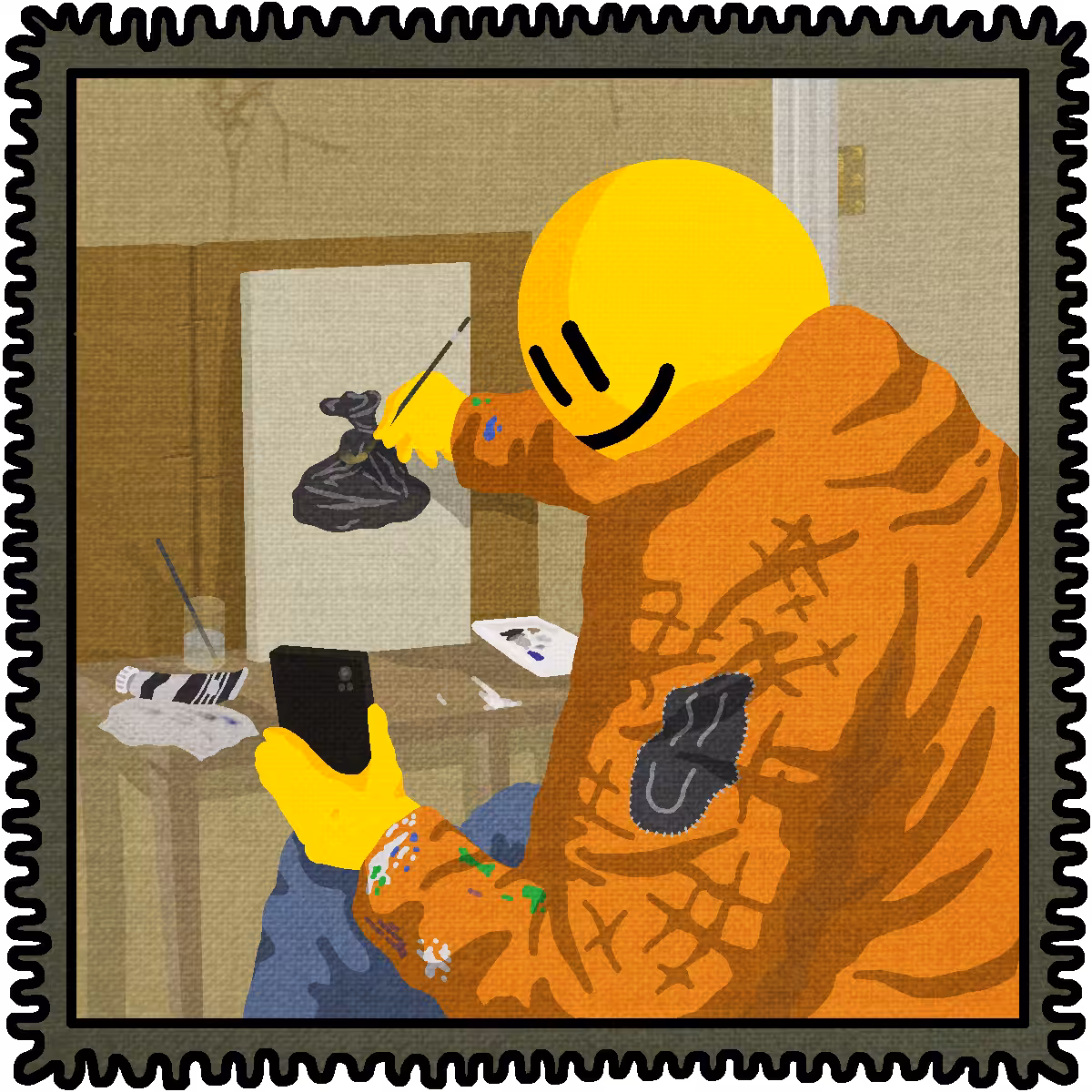 Painting Stamp